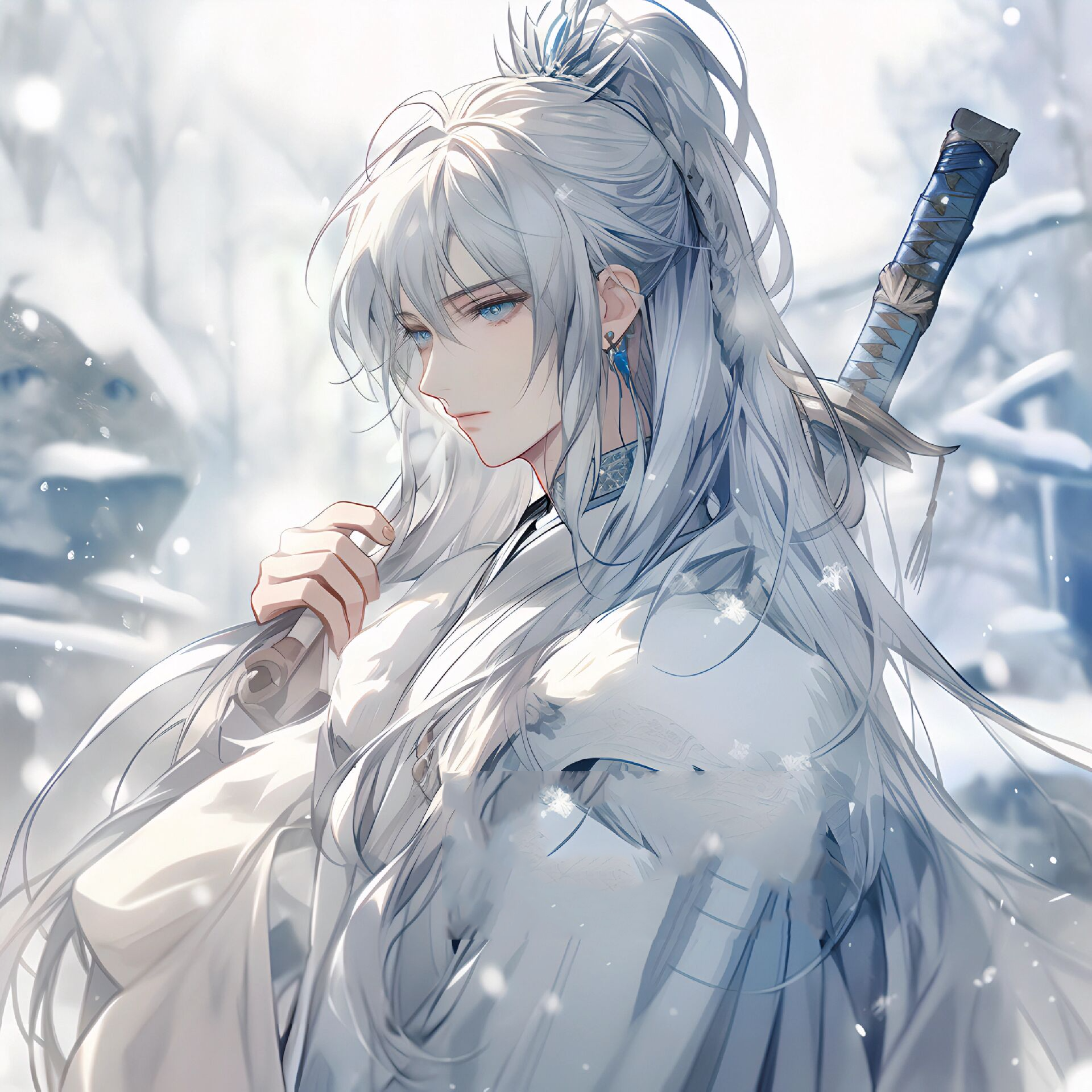 执剑小哥哥,帅!