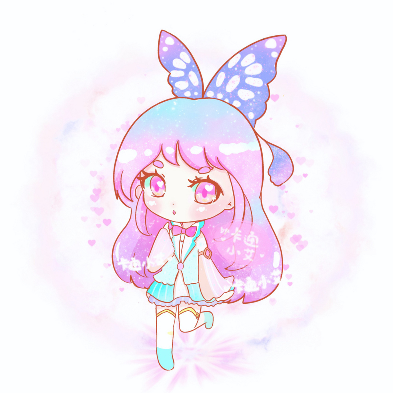 唐舞桐 霍雨浩 画画分解线稿图 斗罗大陆cp 斗罗大陆外传 可爱萌萌q版