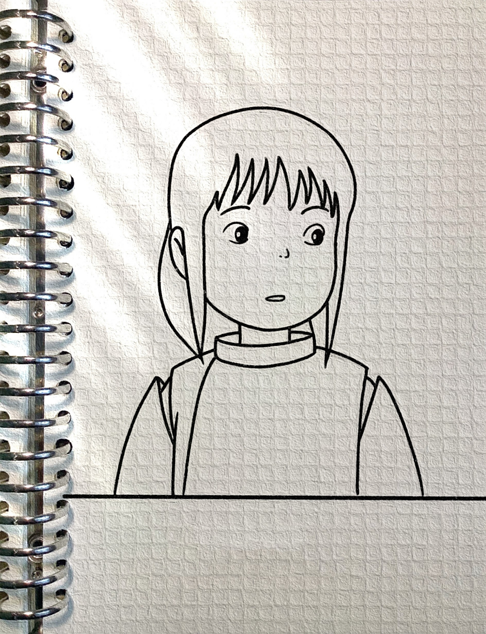 今日分享简笔画(41)千寻(内有过程) 我始终相信,在这个世界上,一定有