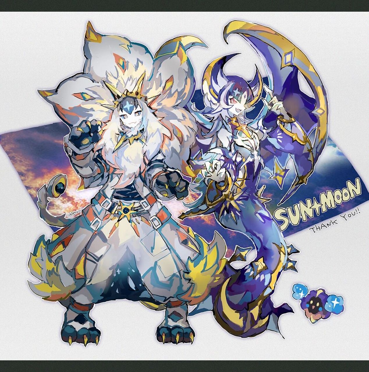 宝可梦拟人化系列又来啦! 画师 kantarou