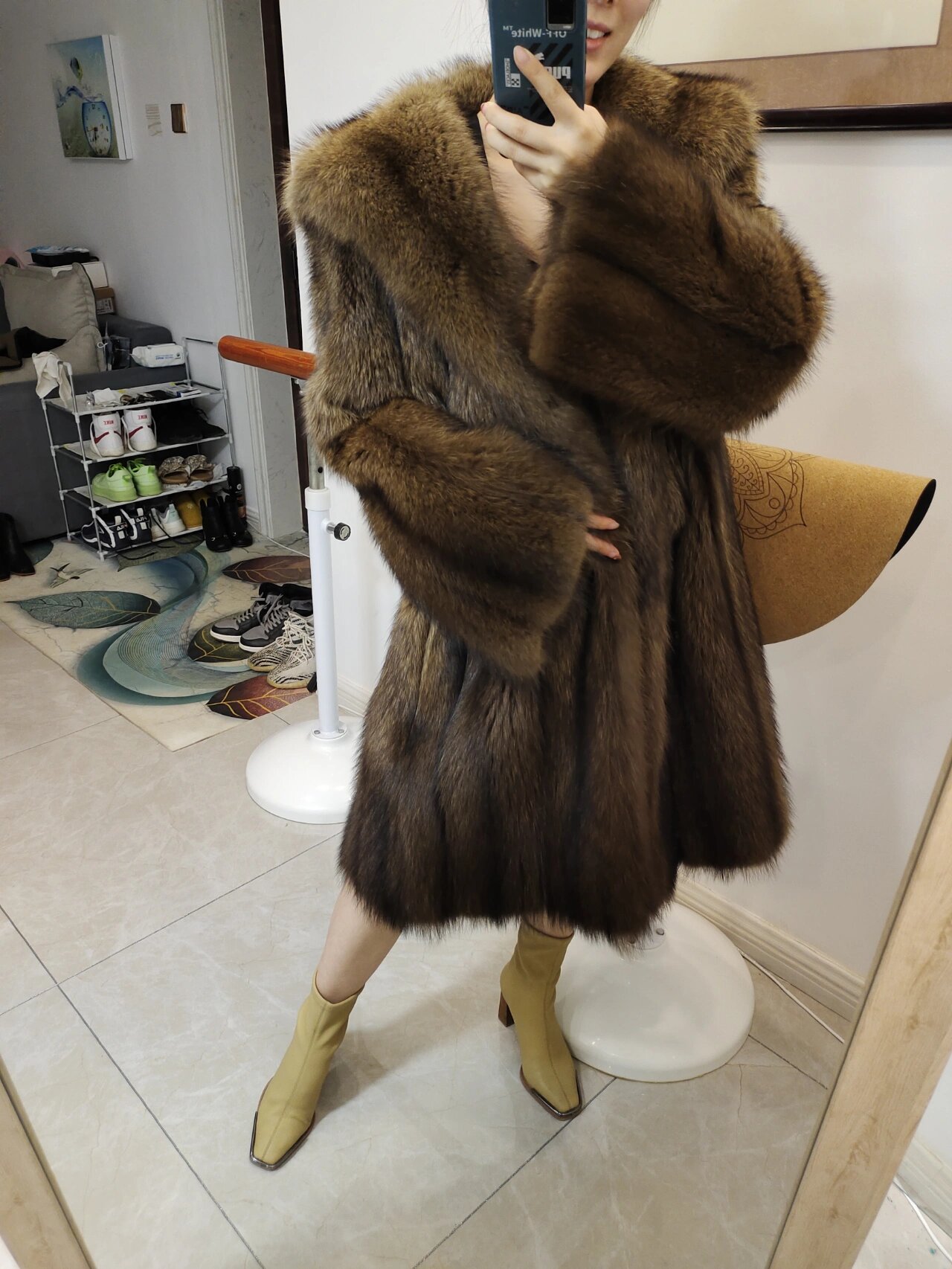 vintage北美野生渔貂 霸气侧漏的赶脚 皮草等级排序: 俄罗斯紫貂