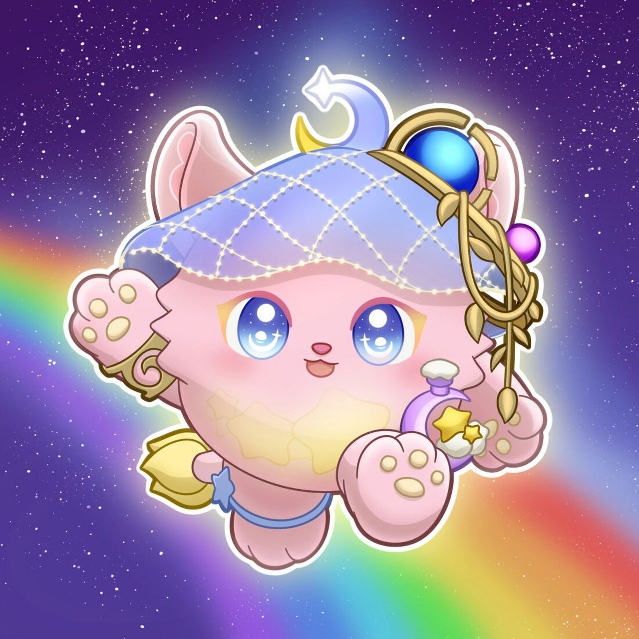 【迷你蛋仔头像】捕梦软软 "只要我们相遇,璀璨的星河,终将点亮最幽深