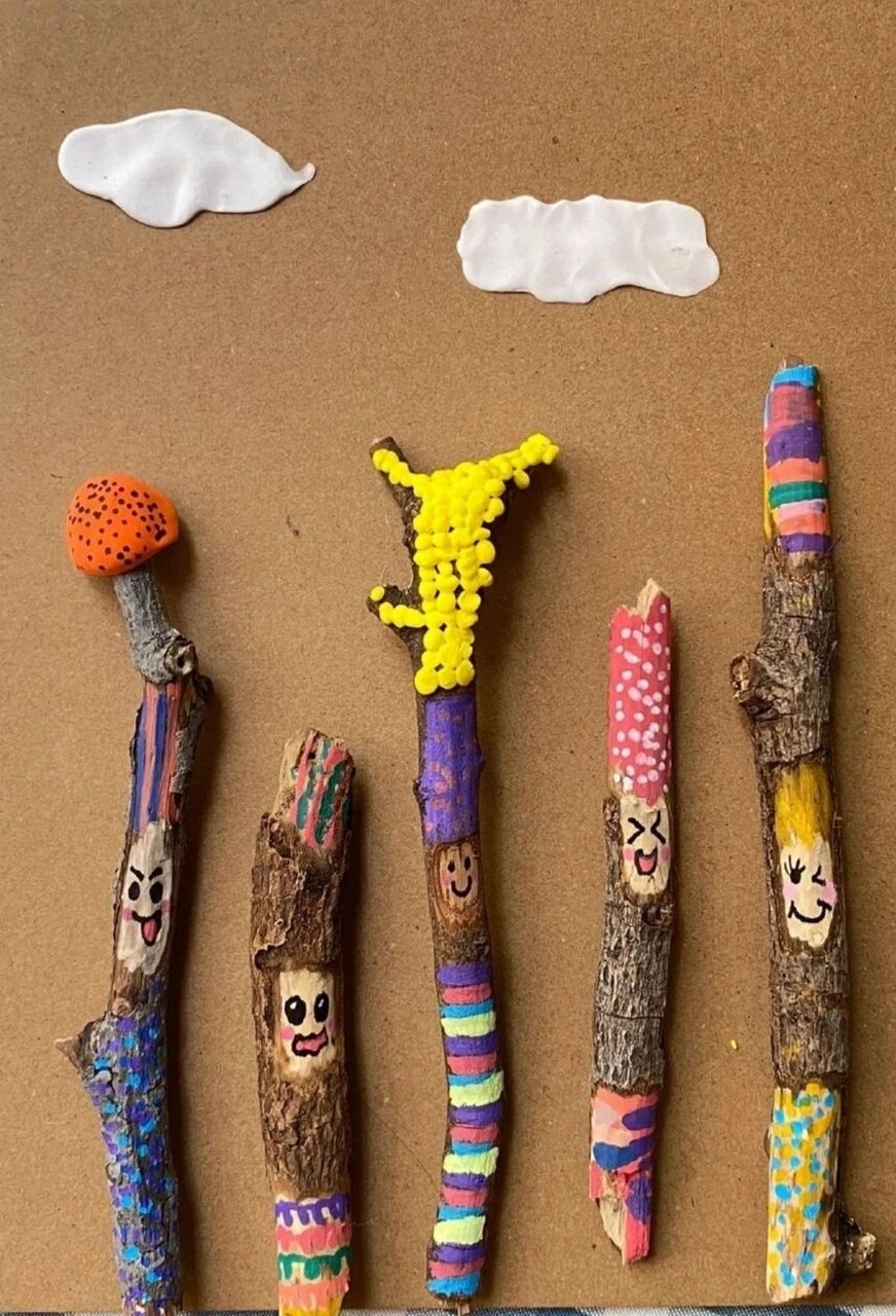 幼儿园环创|树枝可以这么做 创意树枝手工,原来可以这样做