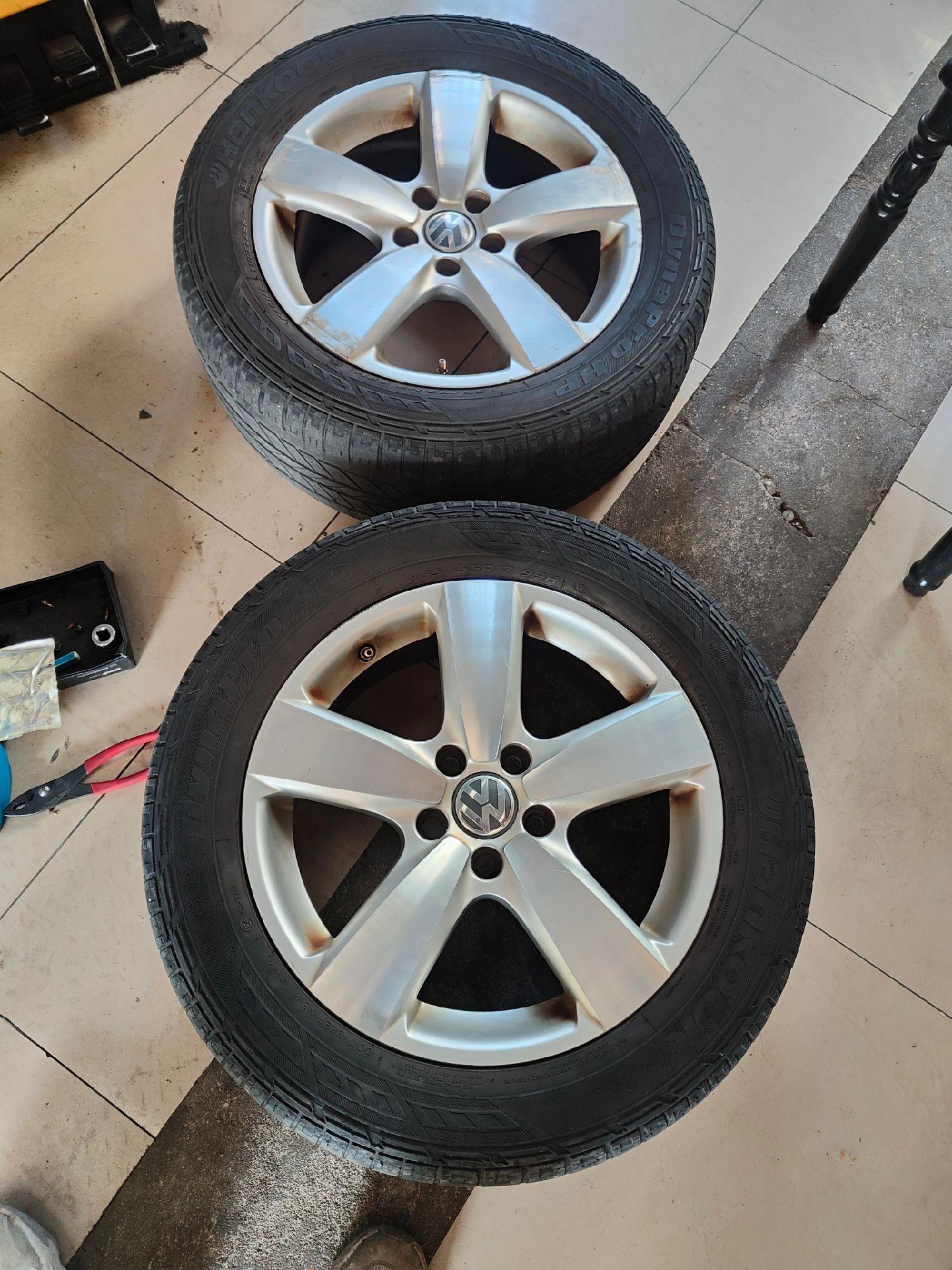 大众途观更换玲珑轮胎235/55r17
