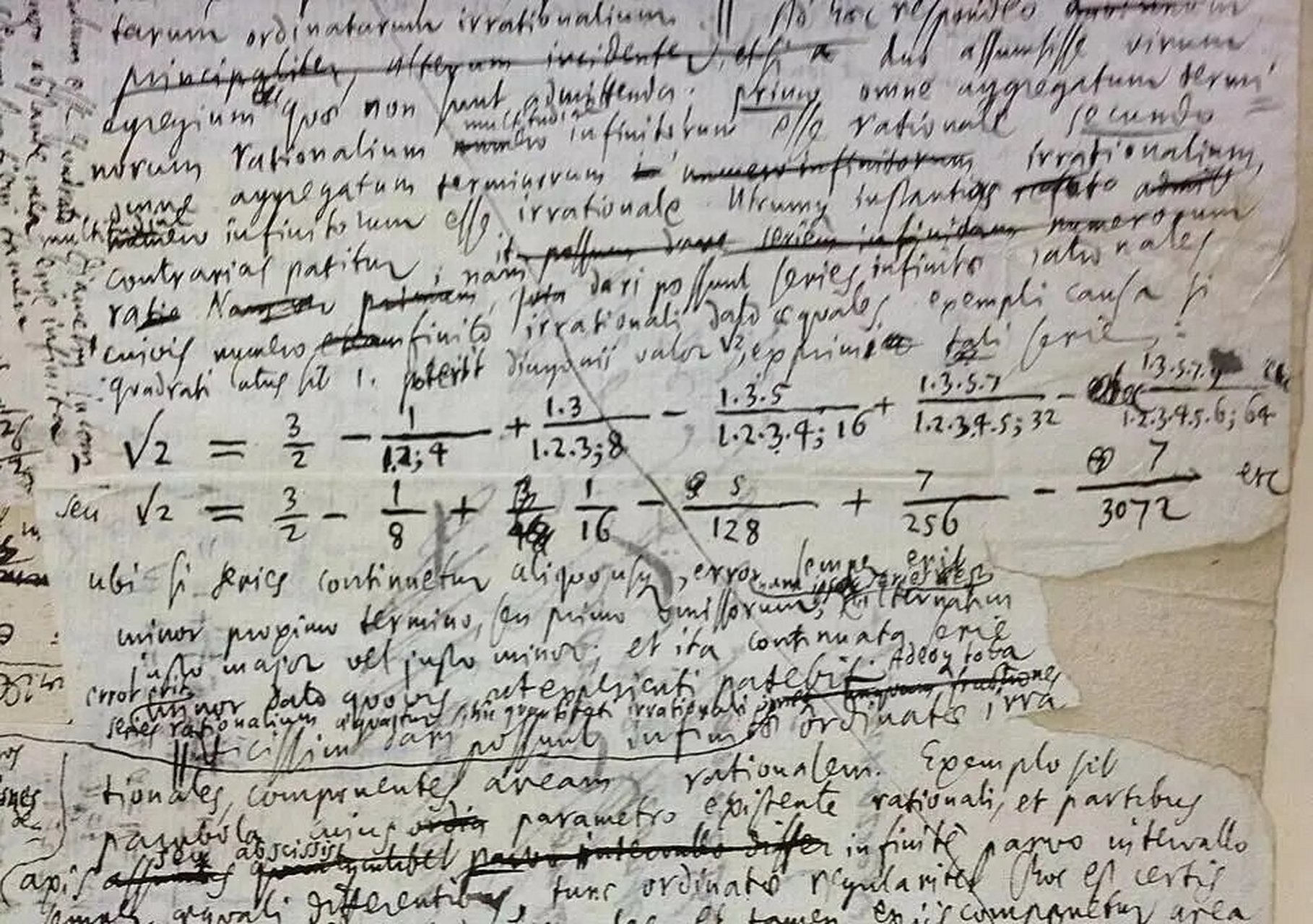 莱布尼兹手稿:原始计算器设计草图