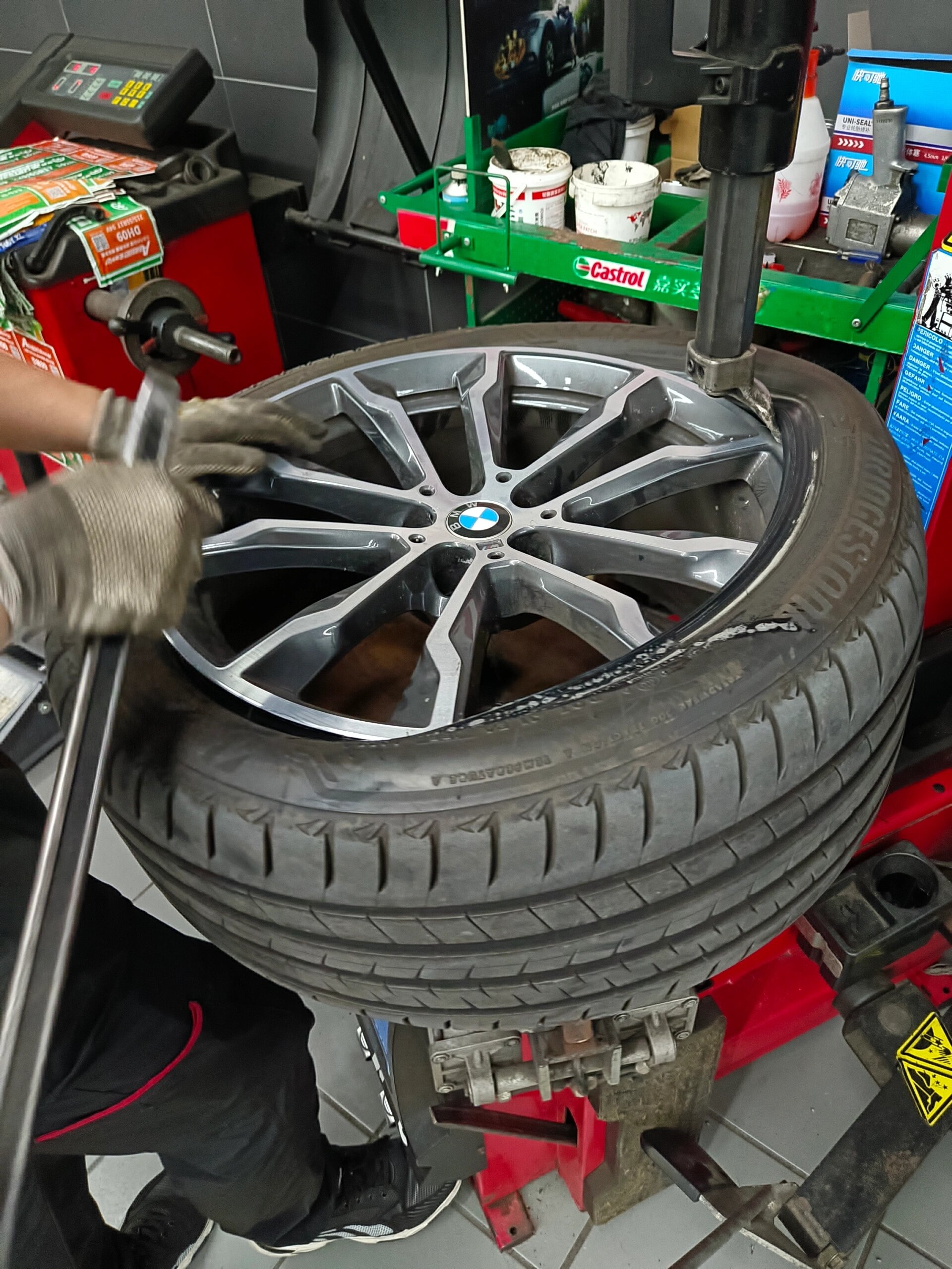 记录第一次补胎|宝马x3