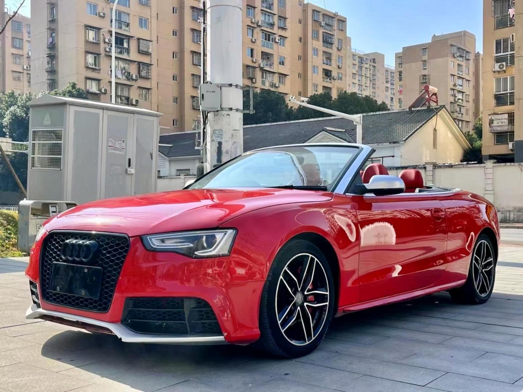 12年改款进口奥迪a5软顶敞篷跑车2.0t.高配.两门四座.