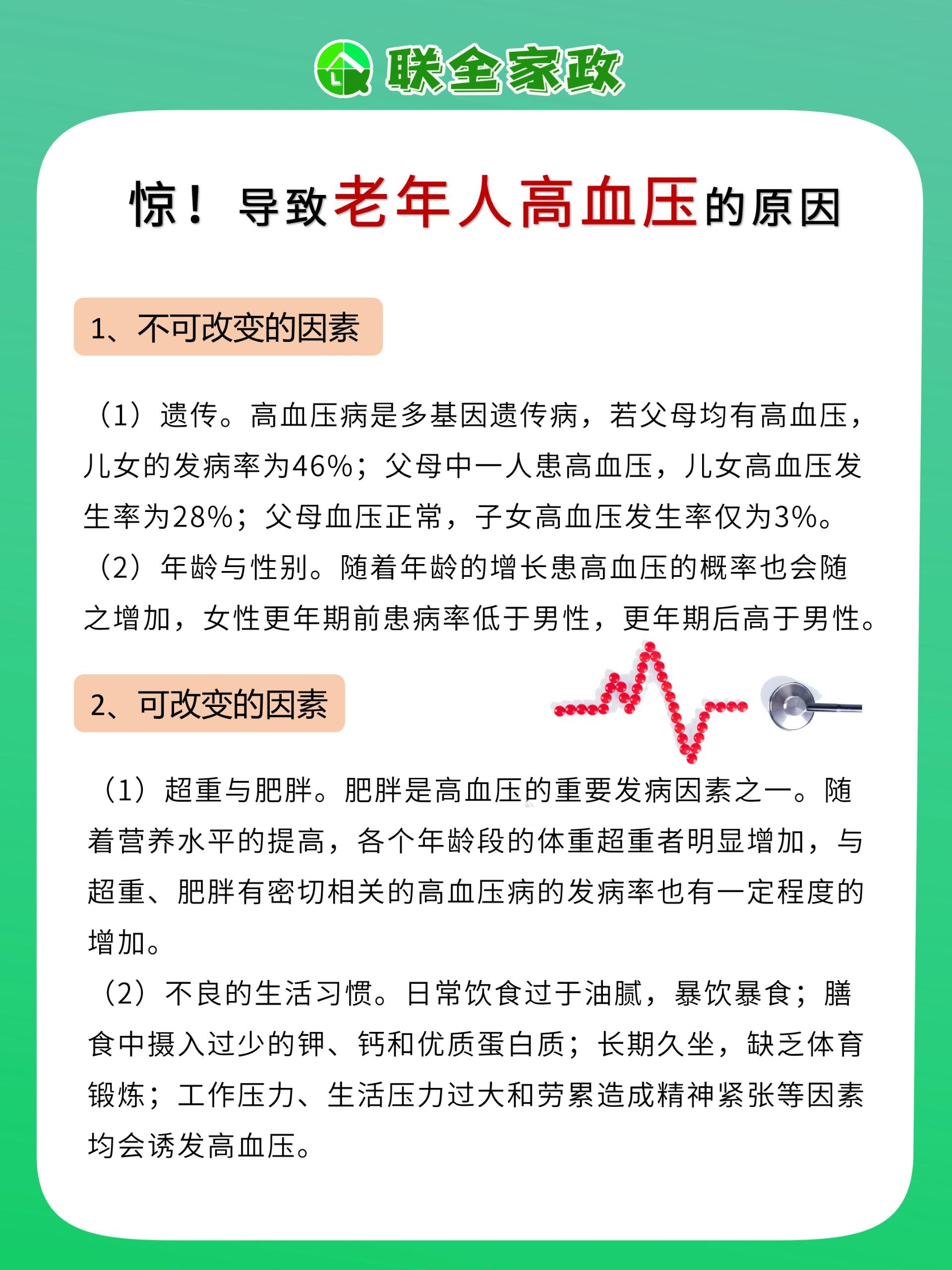 惊!导致老年人高血压的原因❗