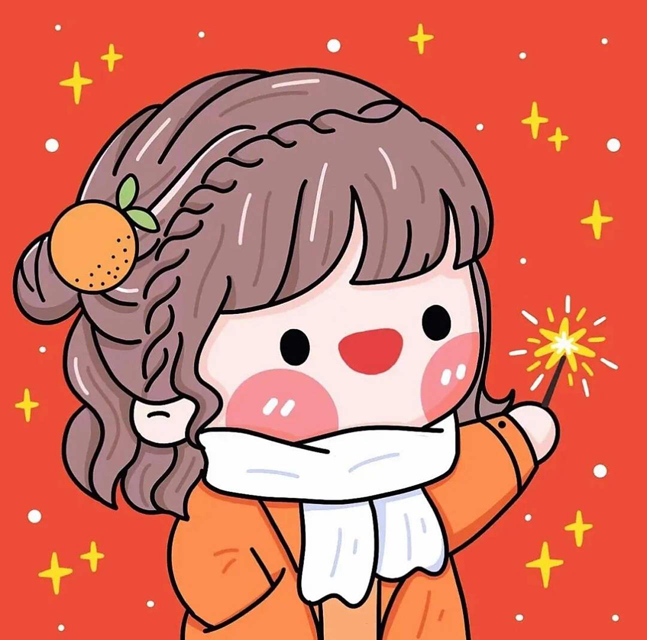 可爱喜庆的微信头像图片分享