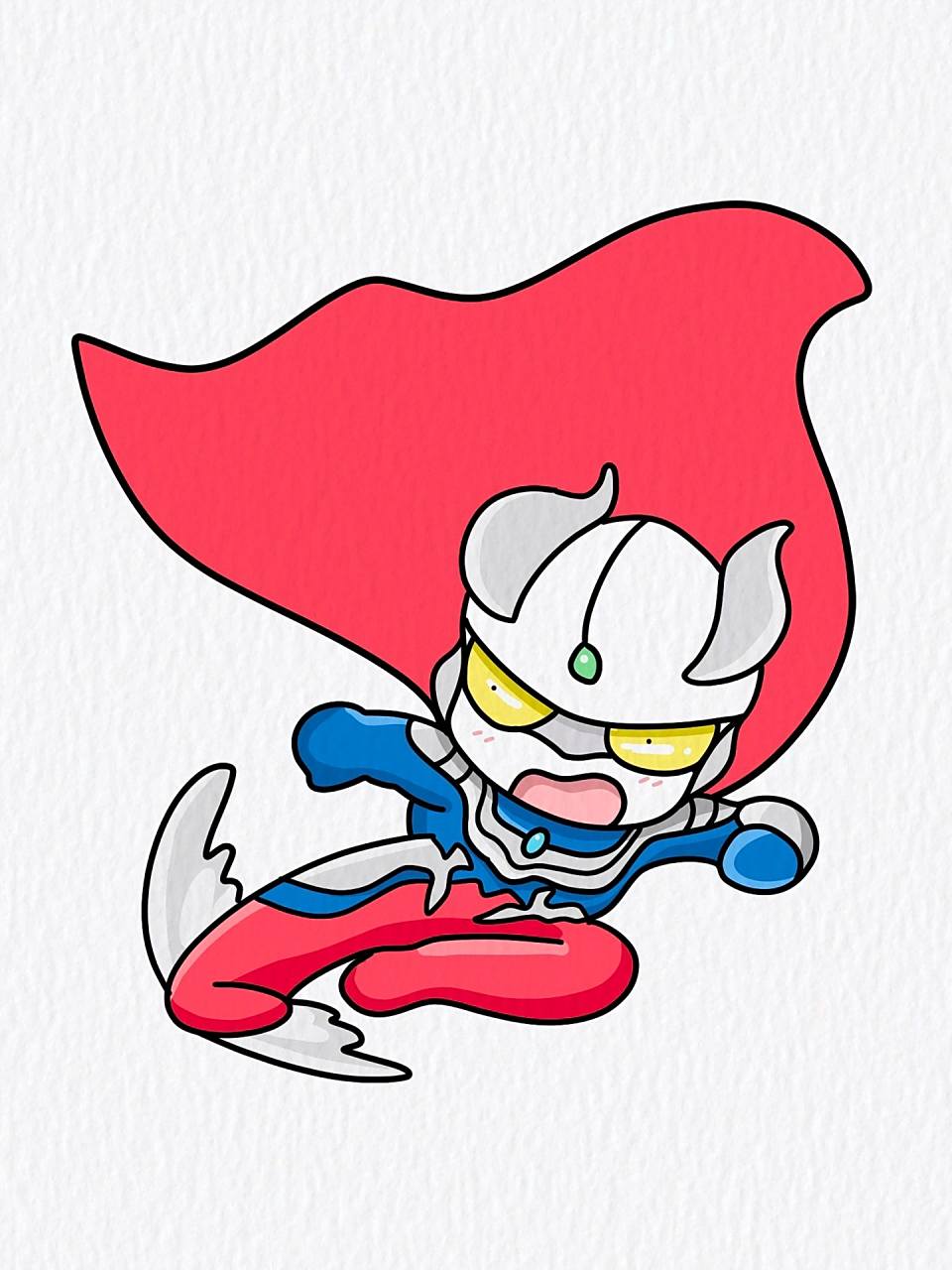 赛罗奥特曼|简笔画|附画画过程96 赛罗奥特曼|简笔画|附画画过程