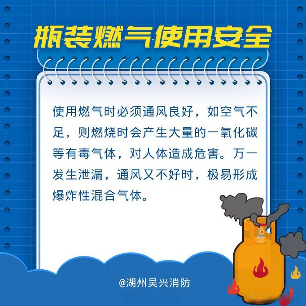 福州一餐廳凌晨發生爆炸#【瓶裝燃氣使用安全】瓶裝液化氣通過鋼瓶和