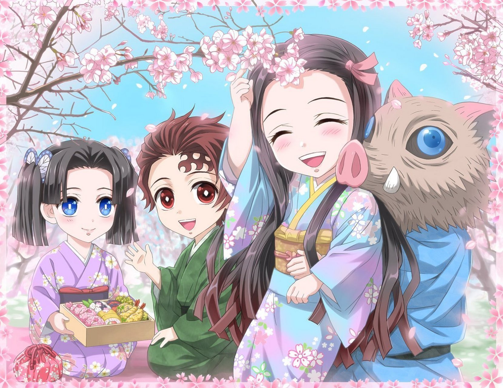 鬼灭之刃#今天12月28日也是称豆子生日,祝称豆子生日快乐 pid