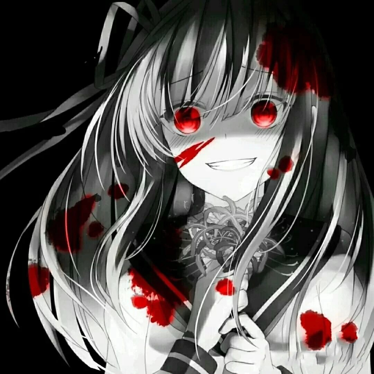 黑暗女生头像 礼貌拿图 不是原创,抱歉