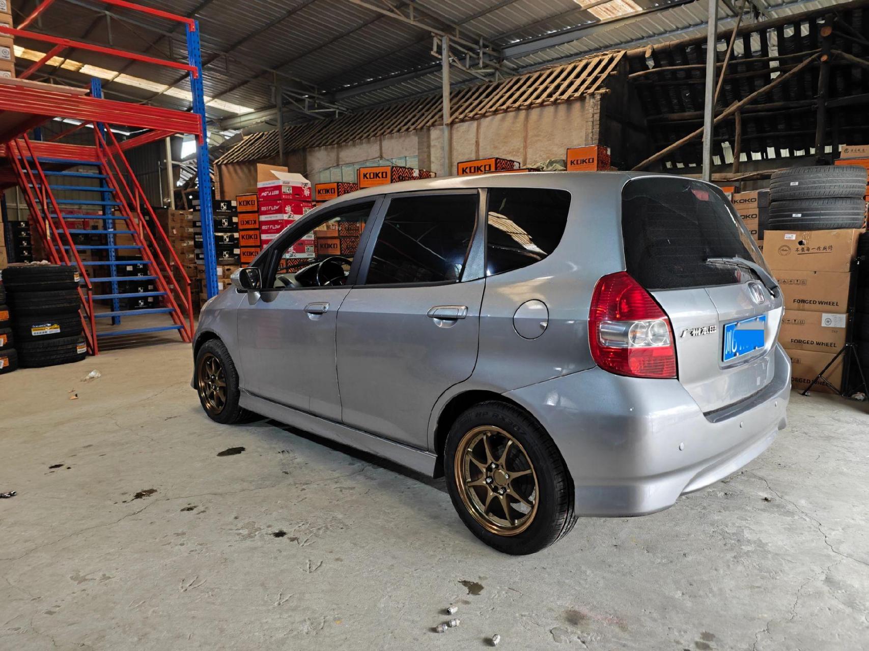 一代飞度gd3改装15寸古铜色旋压轮毂.195/55/15