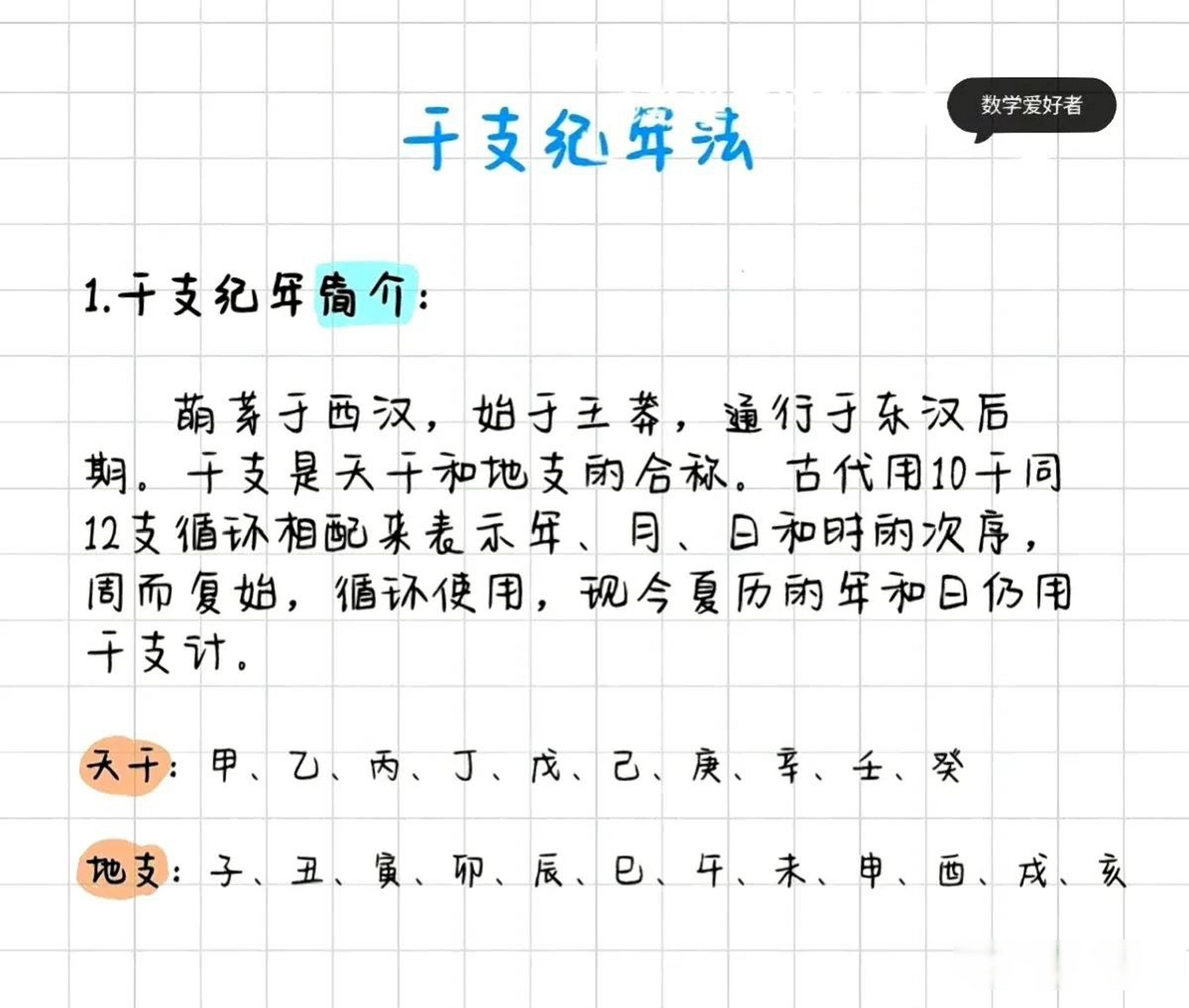 6图学会干支纪年法