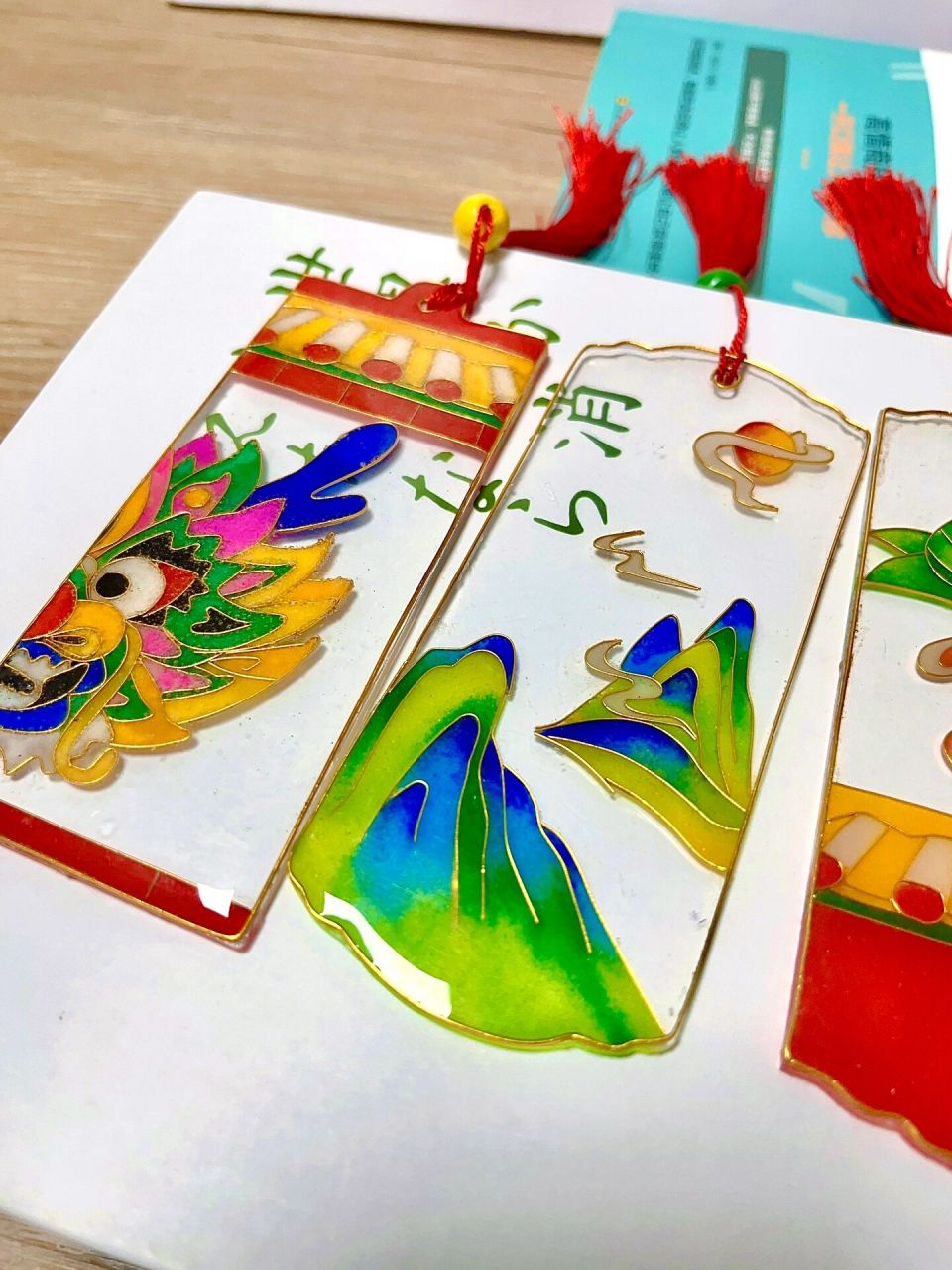 端午丨diy掐丝珐琅流苏96书签丨合集 端午节diy手工书签合集 	 教程