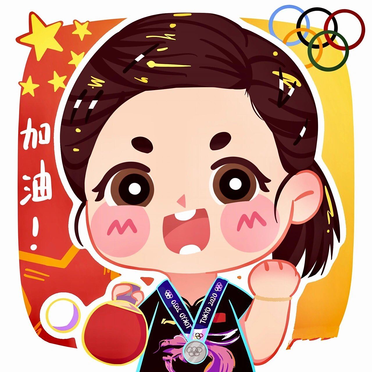 头像分享|奥运系列"昕雯联播"乒乓球头像 你们是我们永远的骄傲!