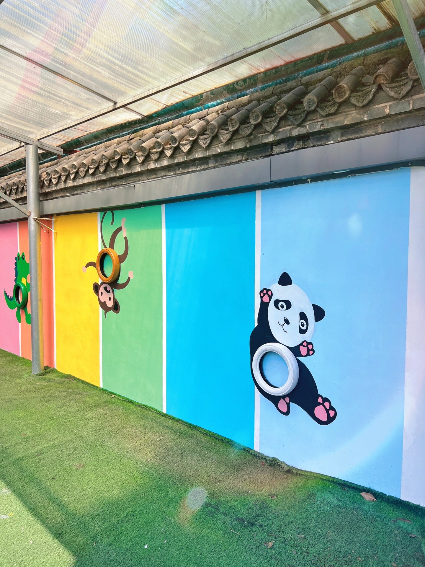 幼儿园围墙彩绘