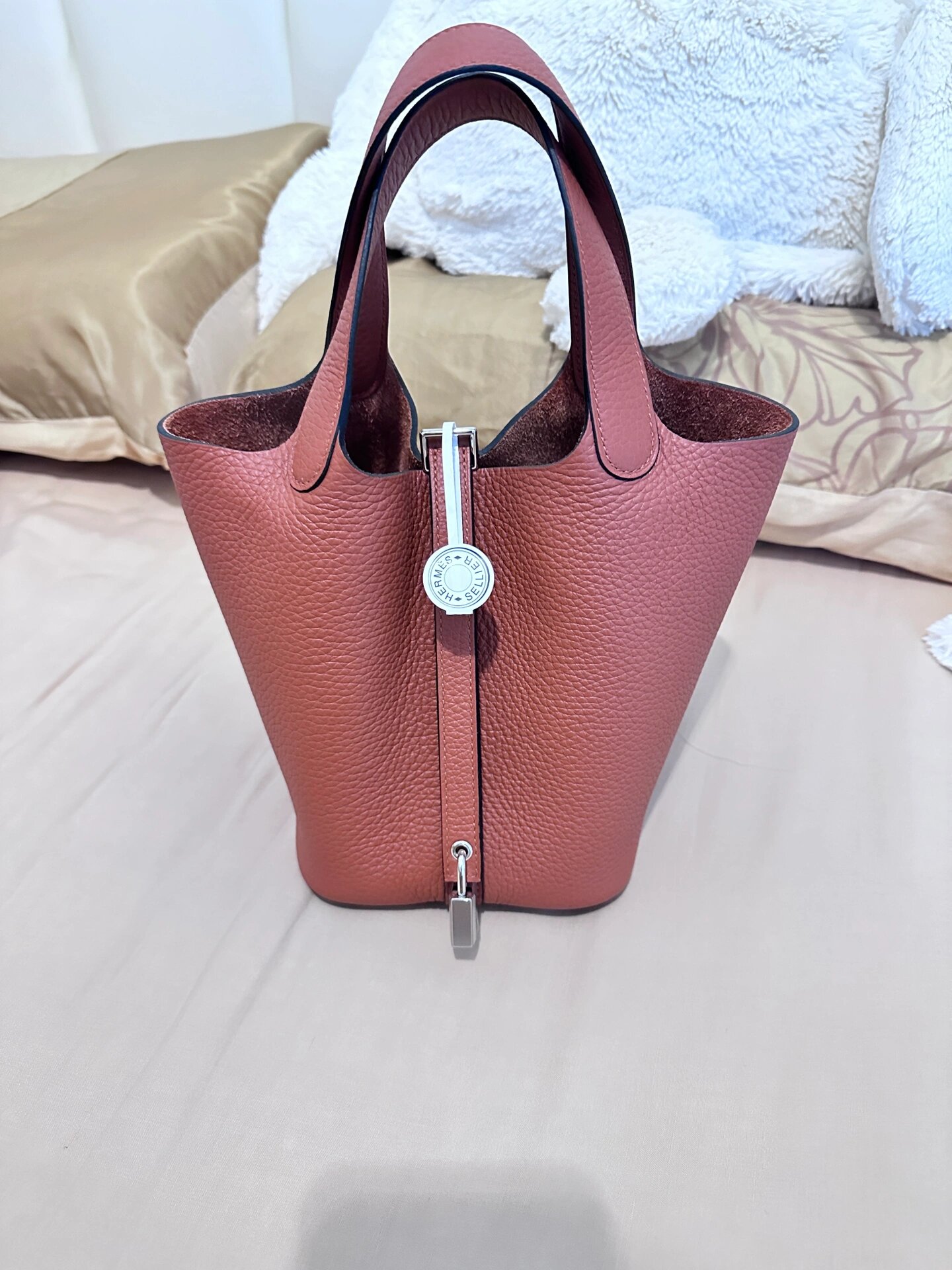 79爱马仕菜篮子 cuivre