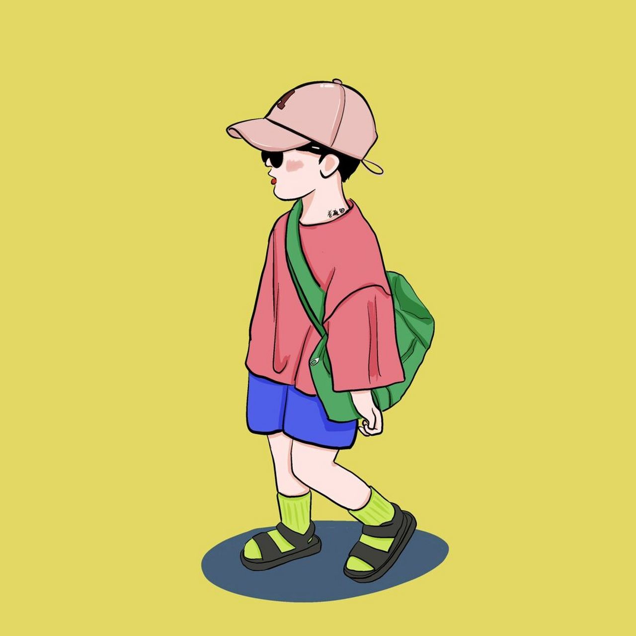 插画 | 情侣头像 | 六一我们都做回儿童叭95 今天我们都是童心未泯