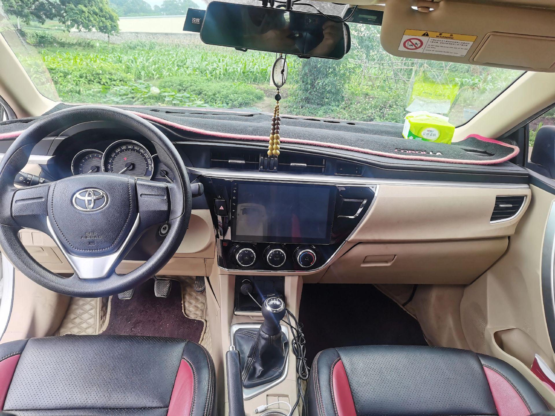 买菜神车卡罗拉16款手动旗舰版,8年10万公里六成新,配备360行车记录仪