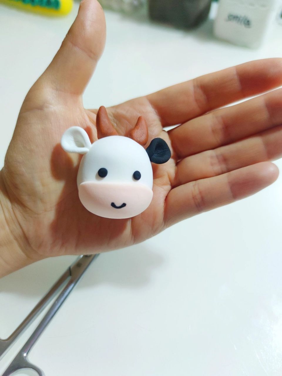 这个小奶牛98真的是太治愈了 赶紧动手做一个吧  用时也不长 主要