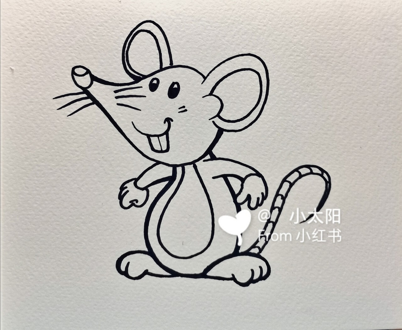 老鼠99 容易学也容易画的简笔画【99】0404