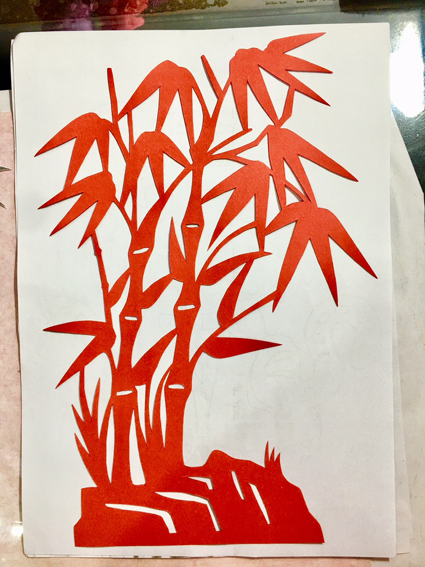 竹子剪纸