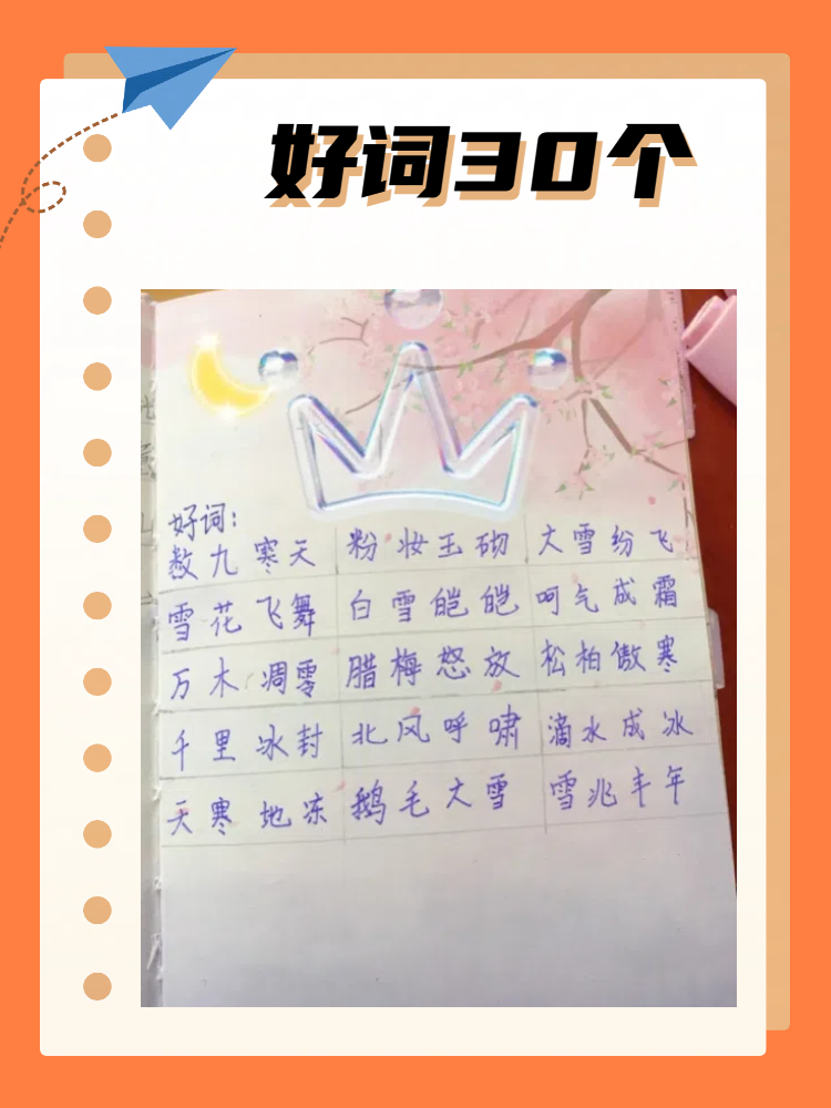 好词30个