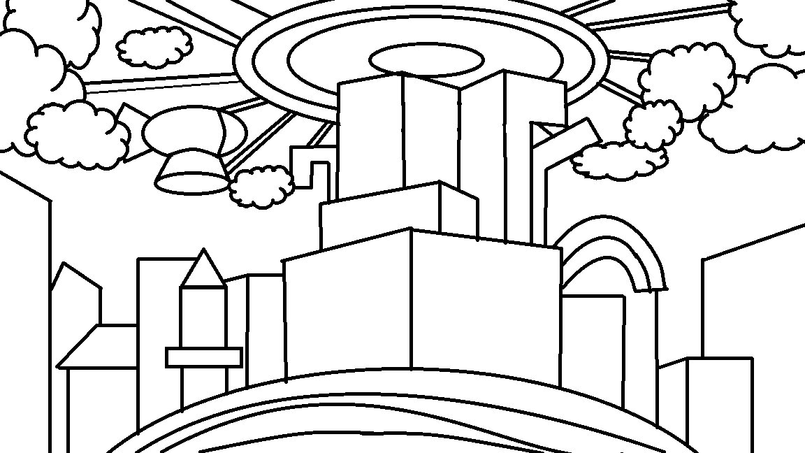 电脑绘画|画图 《未来城市》 学生练呀练,然后拿个一等奖回来