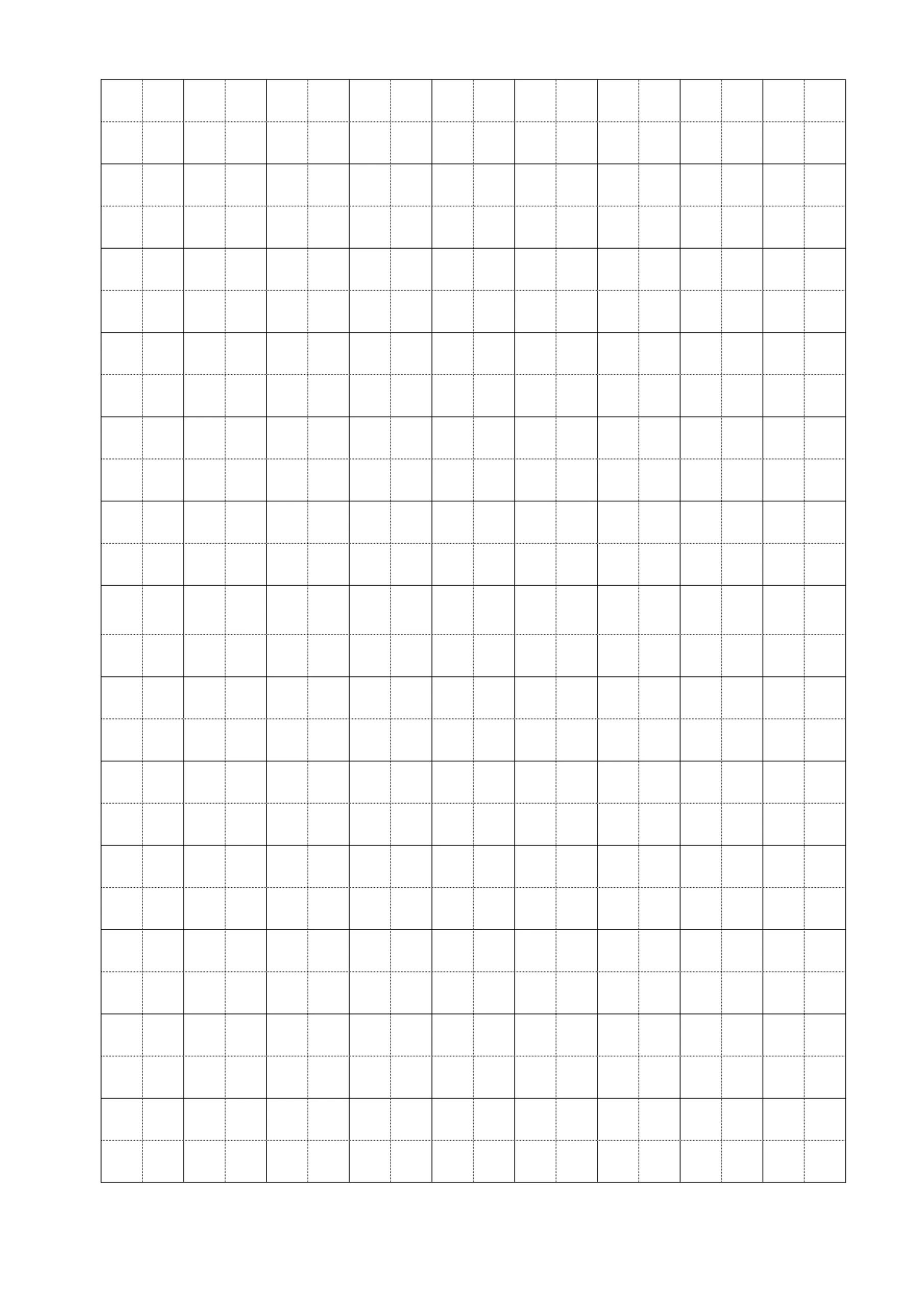 a4版的四线方格,田字格,四线格