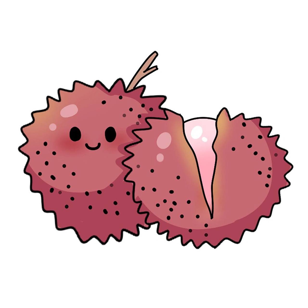 96绘画小课堂|荔枝简笔画分享 96绘画小课堂之荔枝简笔画 	 今天