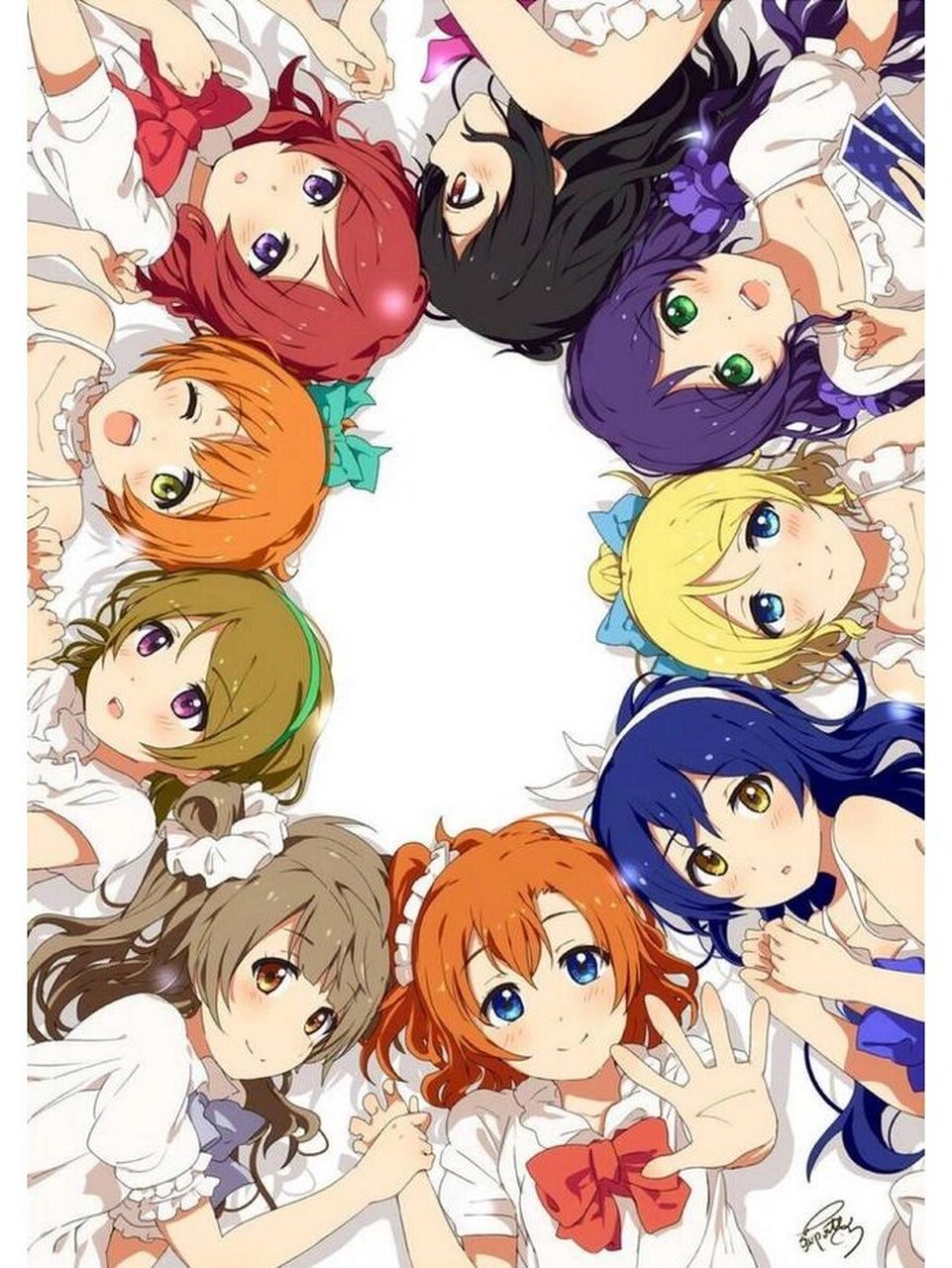 lovelive缪斯九人壁纸 高清无水印,要图自拿