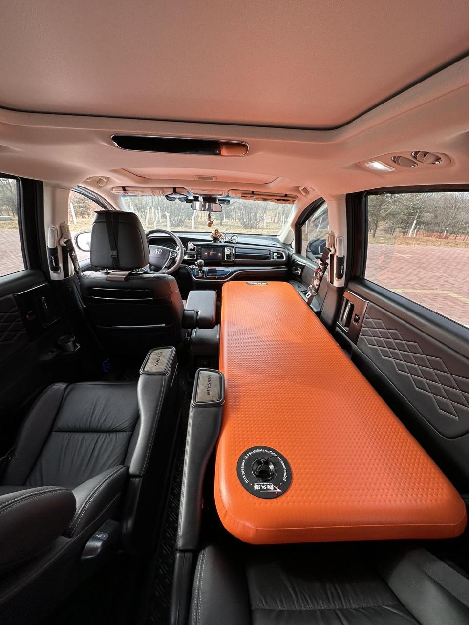 艾力绅的单人床双人床大模式.无损床车方案,嘎嘎硬,好收纳!