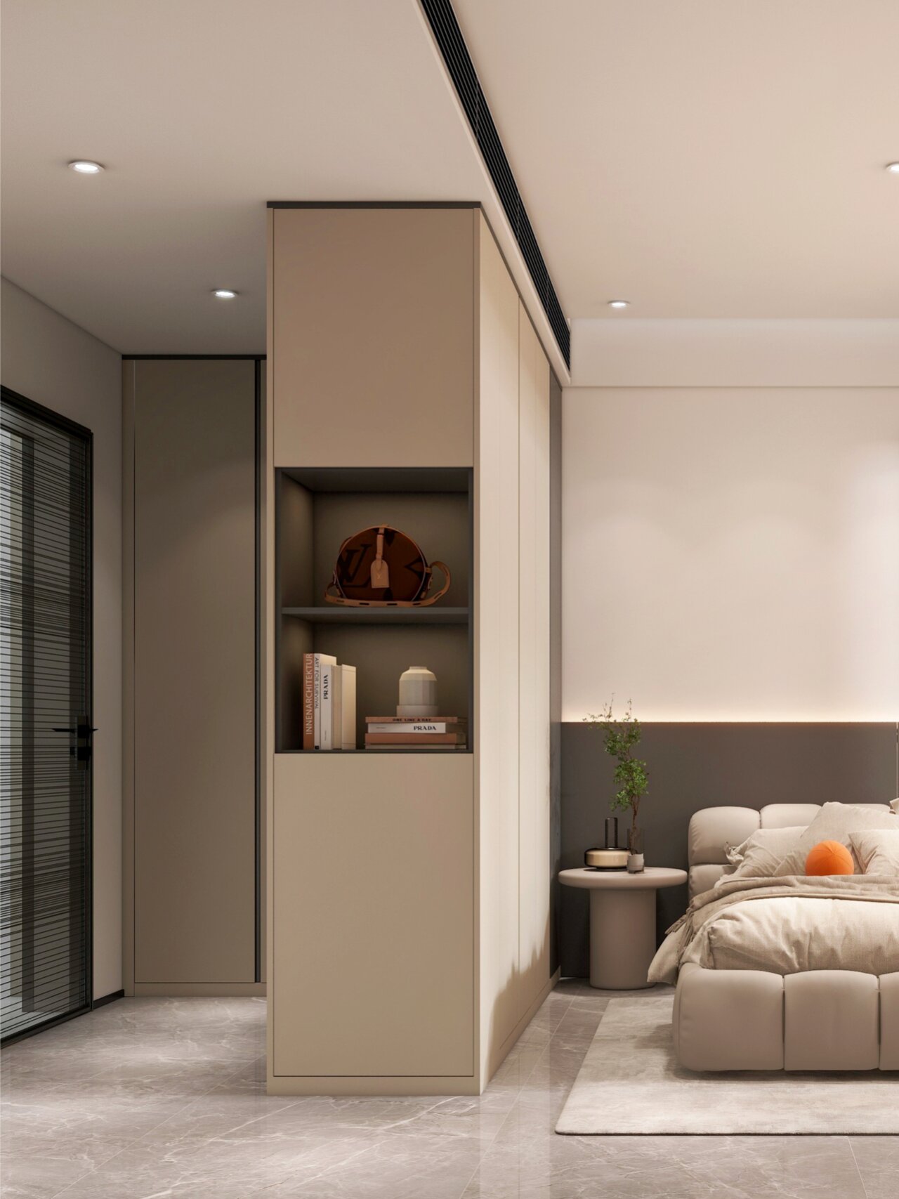 户型 不妨瞅瞅今日份装修灵感 喜欢的主卫对着床改造效果图l型衣柜