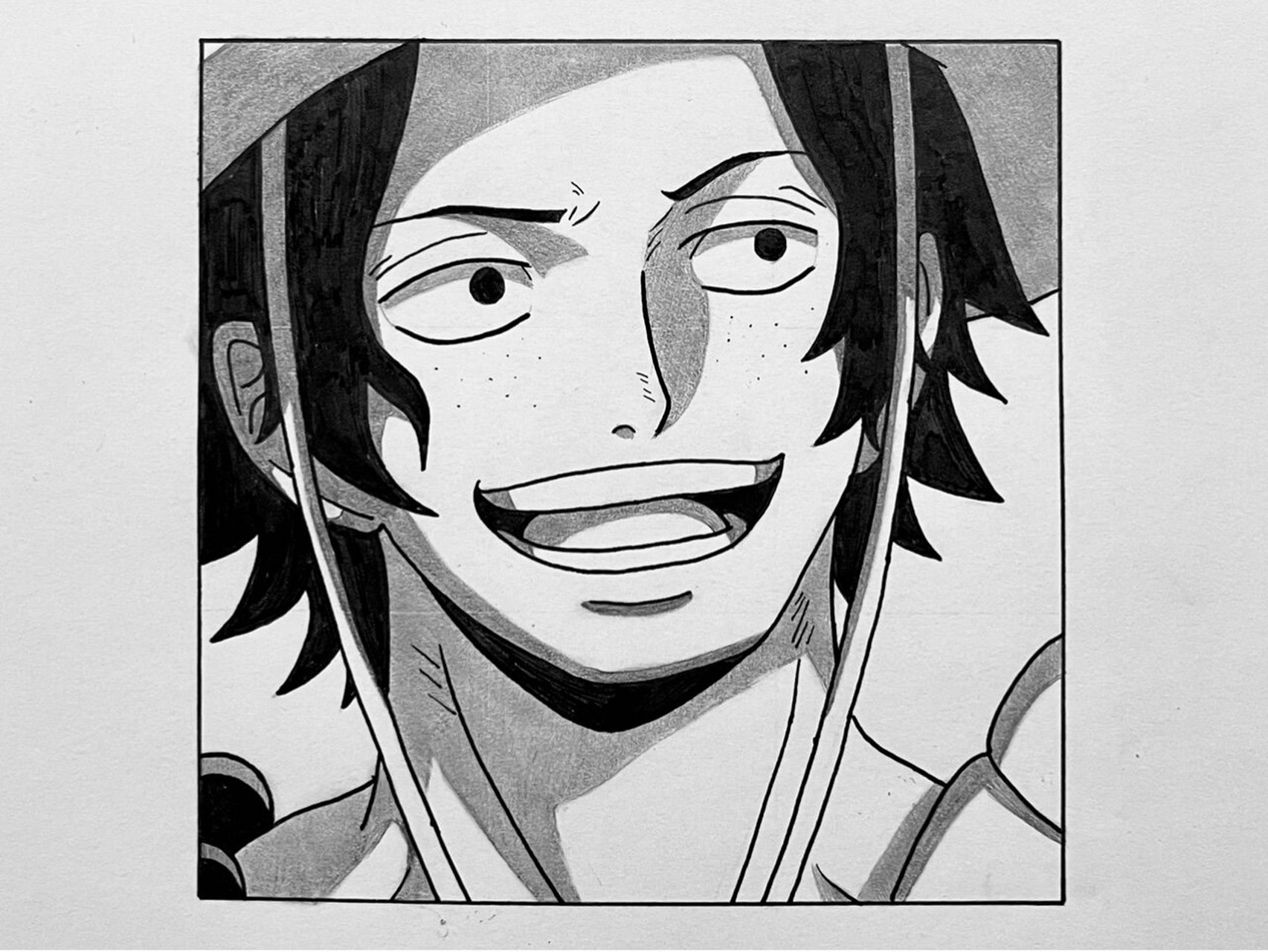 海贼王～艾斯7815手绘教程