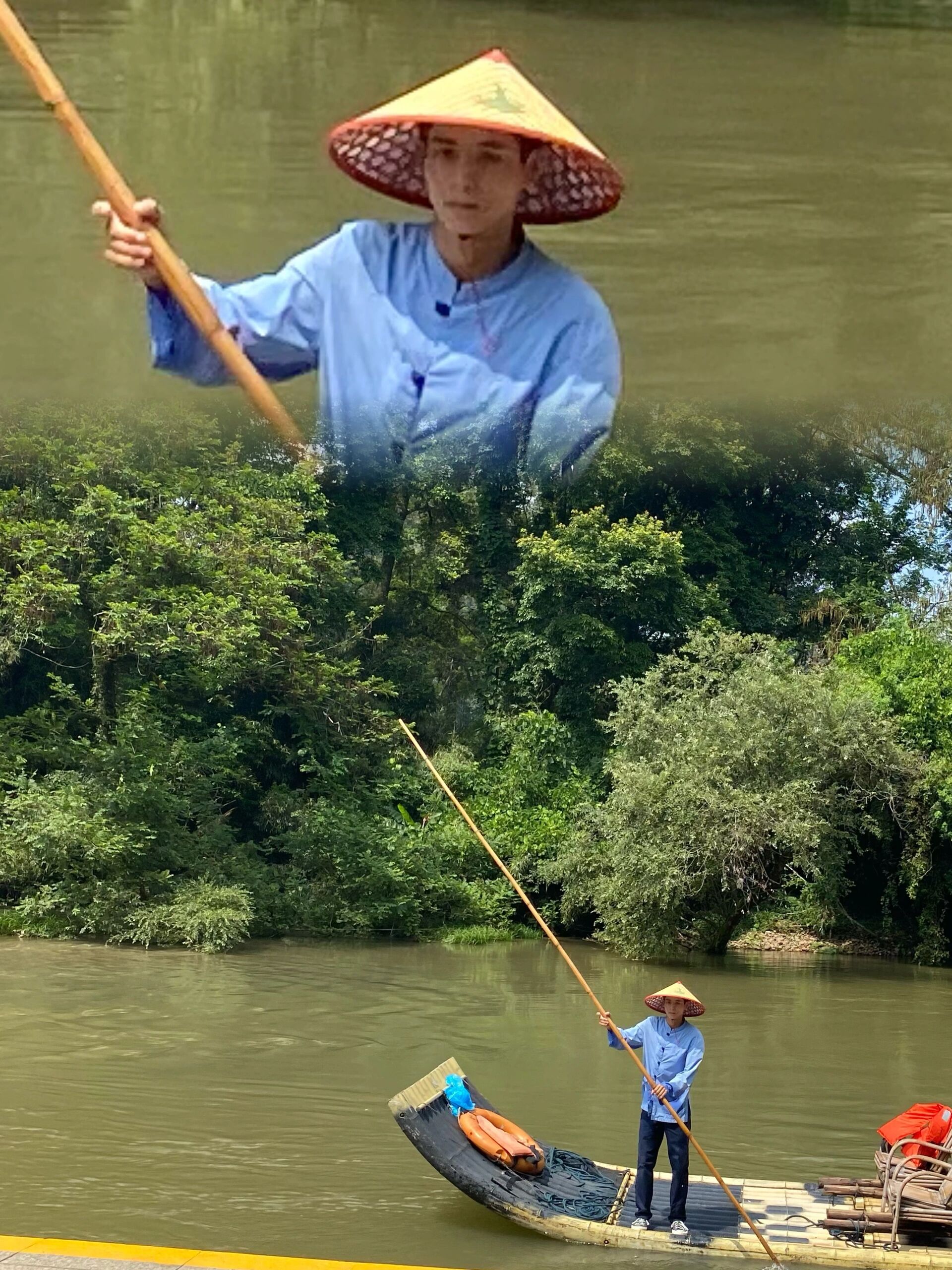 武夷山居然有这么帅的艄公!