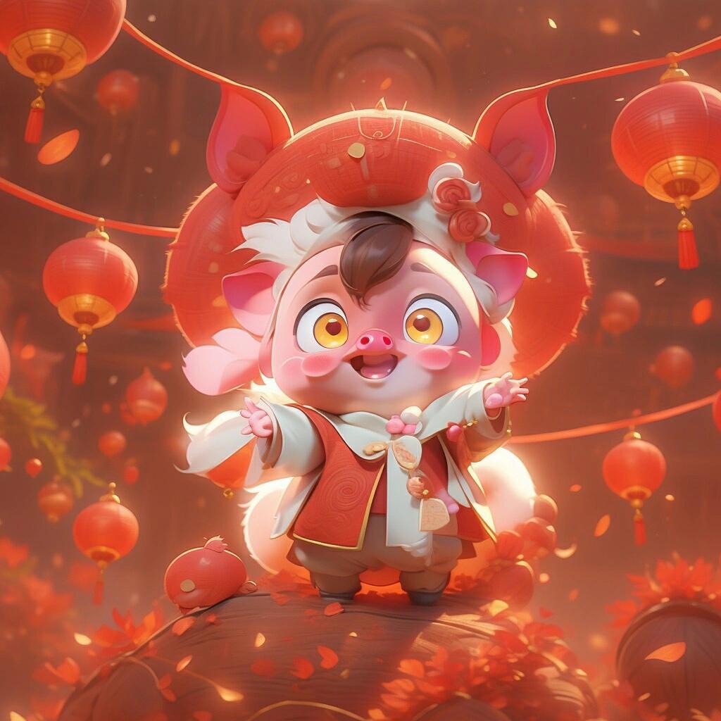 春节张姓十二生肖专属头像