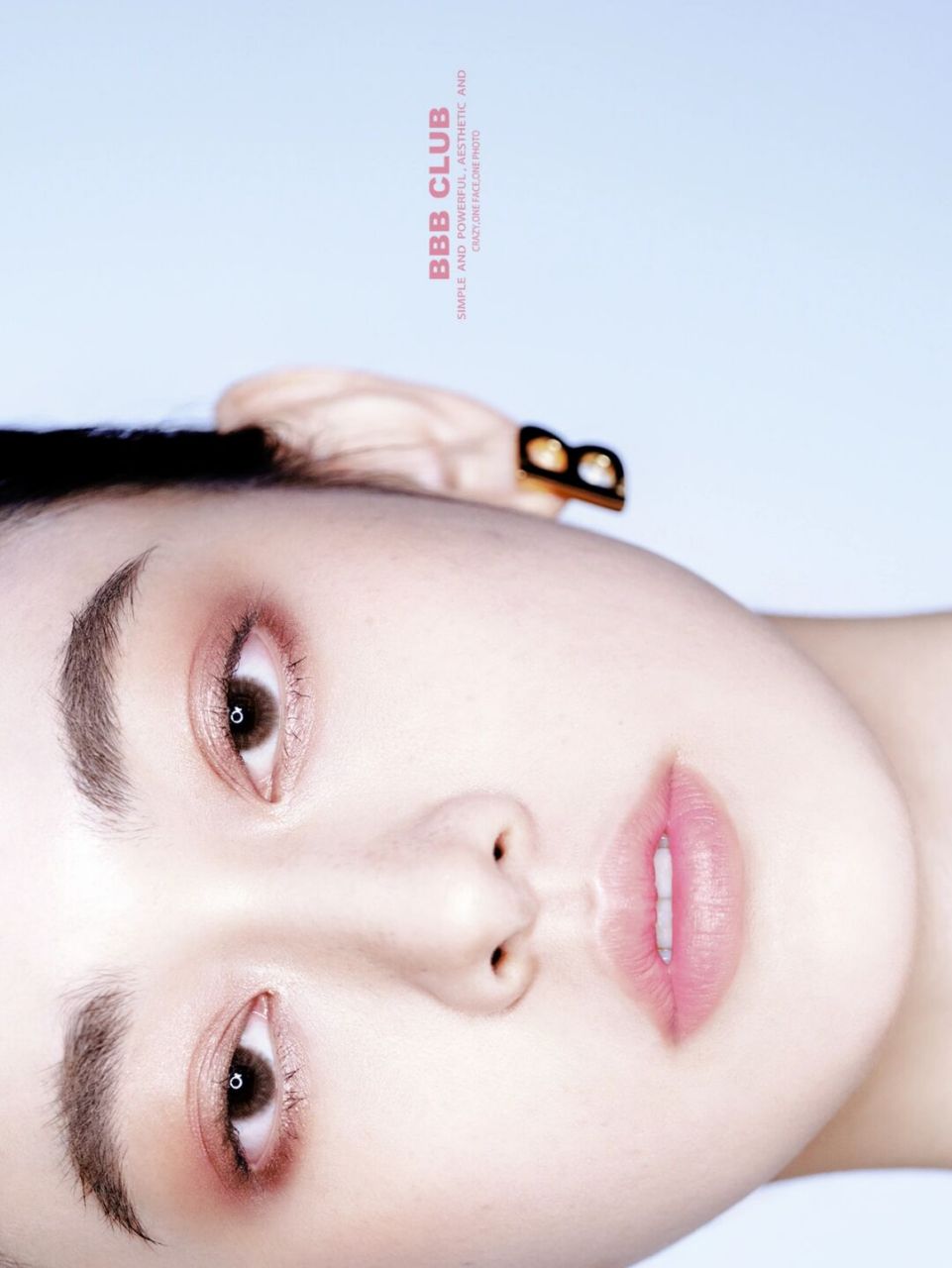 杭州肖像 肖像写真 约拍 - 干净透亮白皙肌肤 极简优雅的造型 紫色