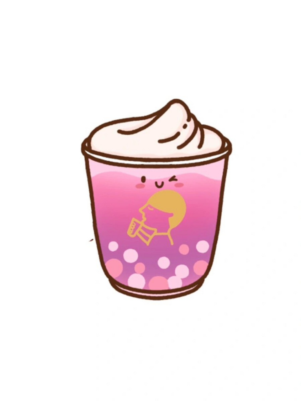 原创饮品简笔画|秋天的第一杯奶茶99 95今天立秋啦～秋天的第一杯