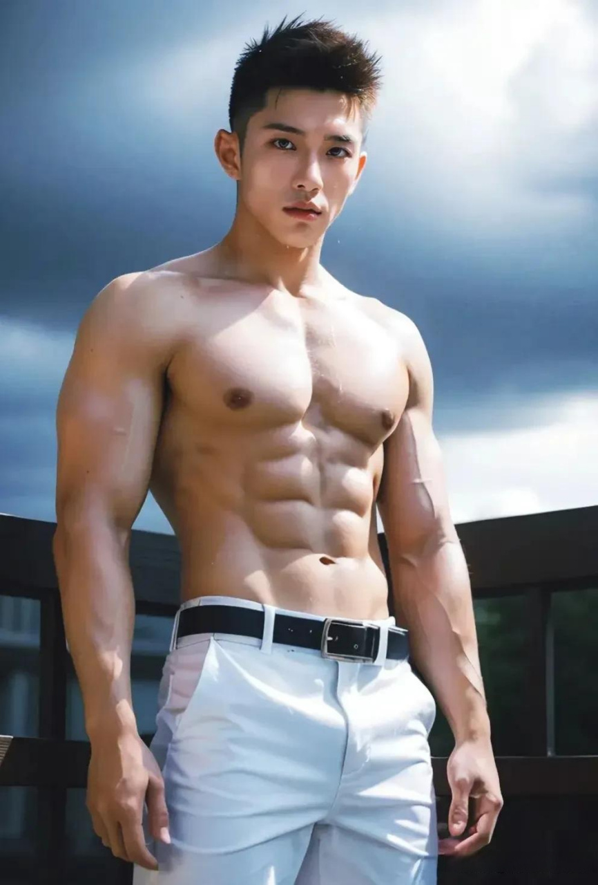 肌肉男,荷尔蒙四溢.