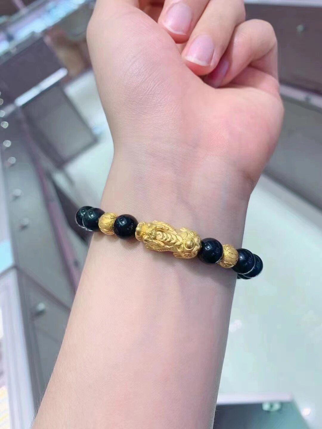 麒麟足金手串99   招财又进宝   辟邪又平安