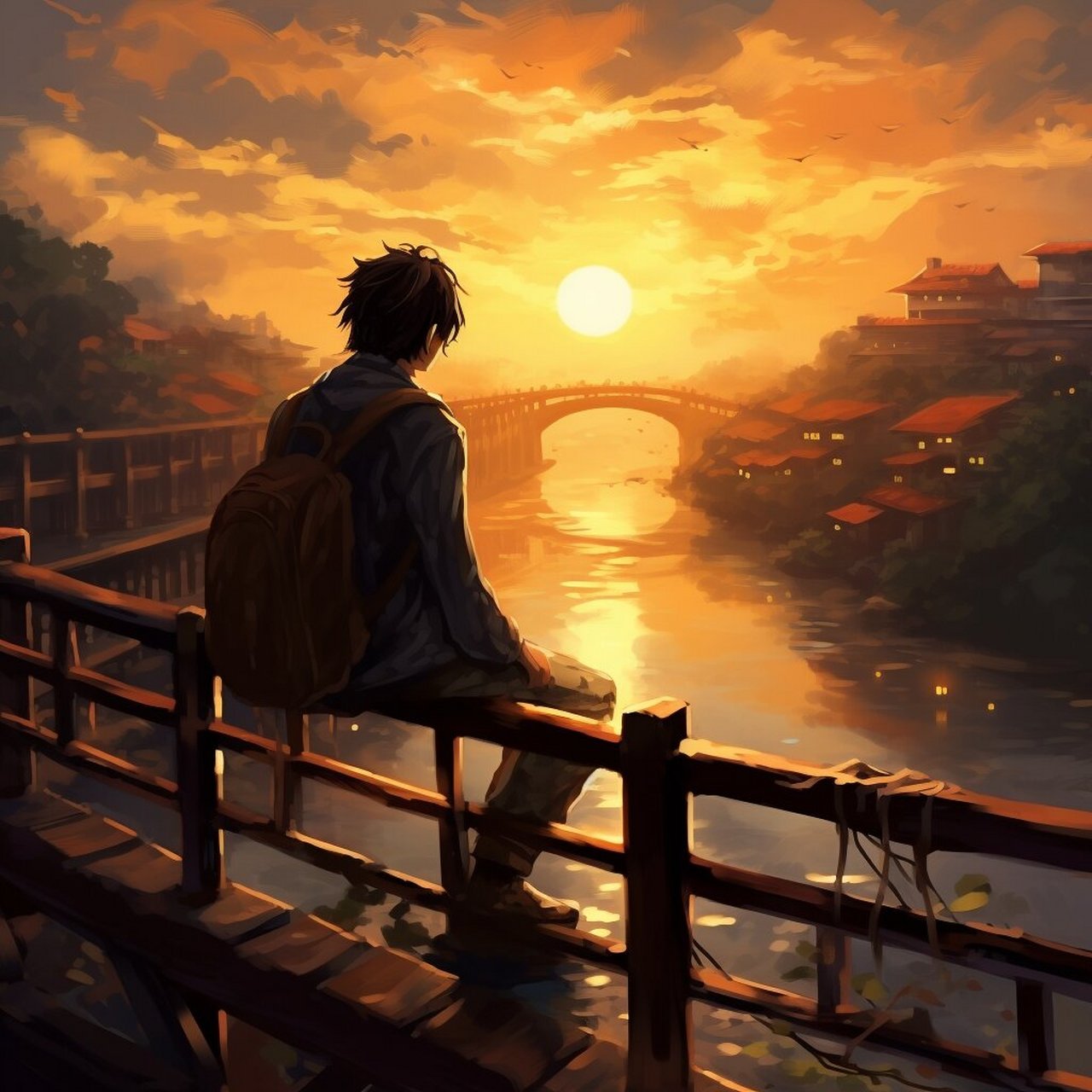 一起来看夕阳吧7815,好看的男生头像