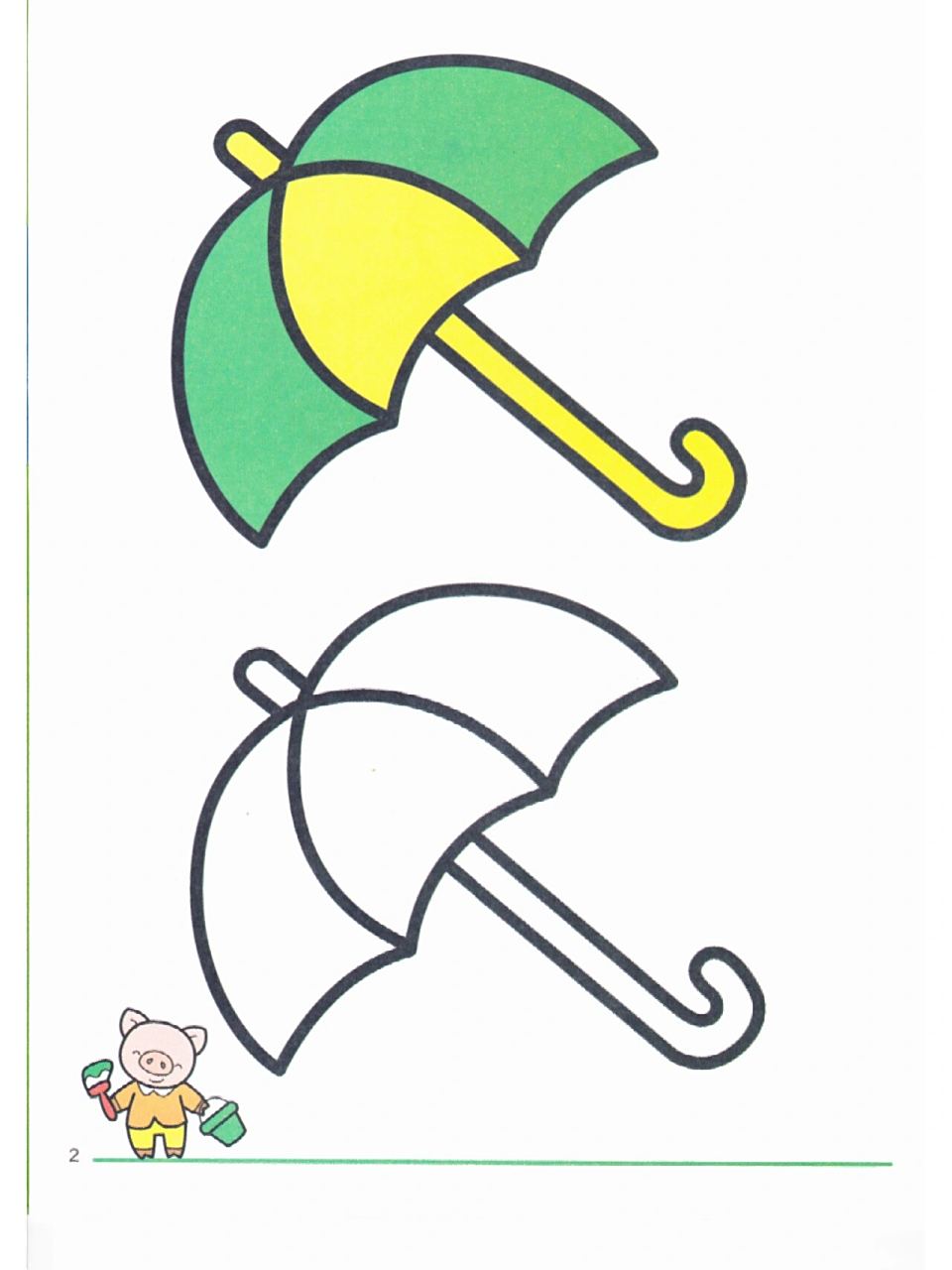 简笔画涂色素材120张🉑打印 宝妈们赶快收藏起来!