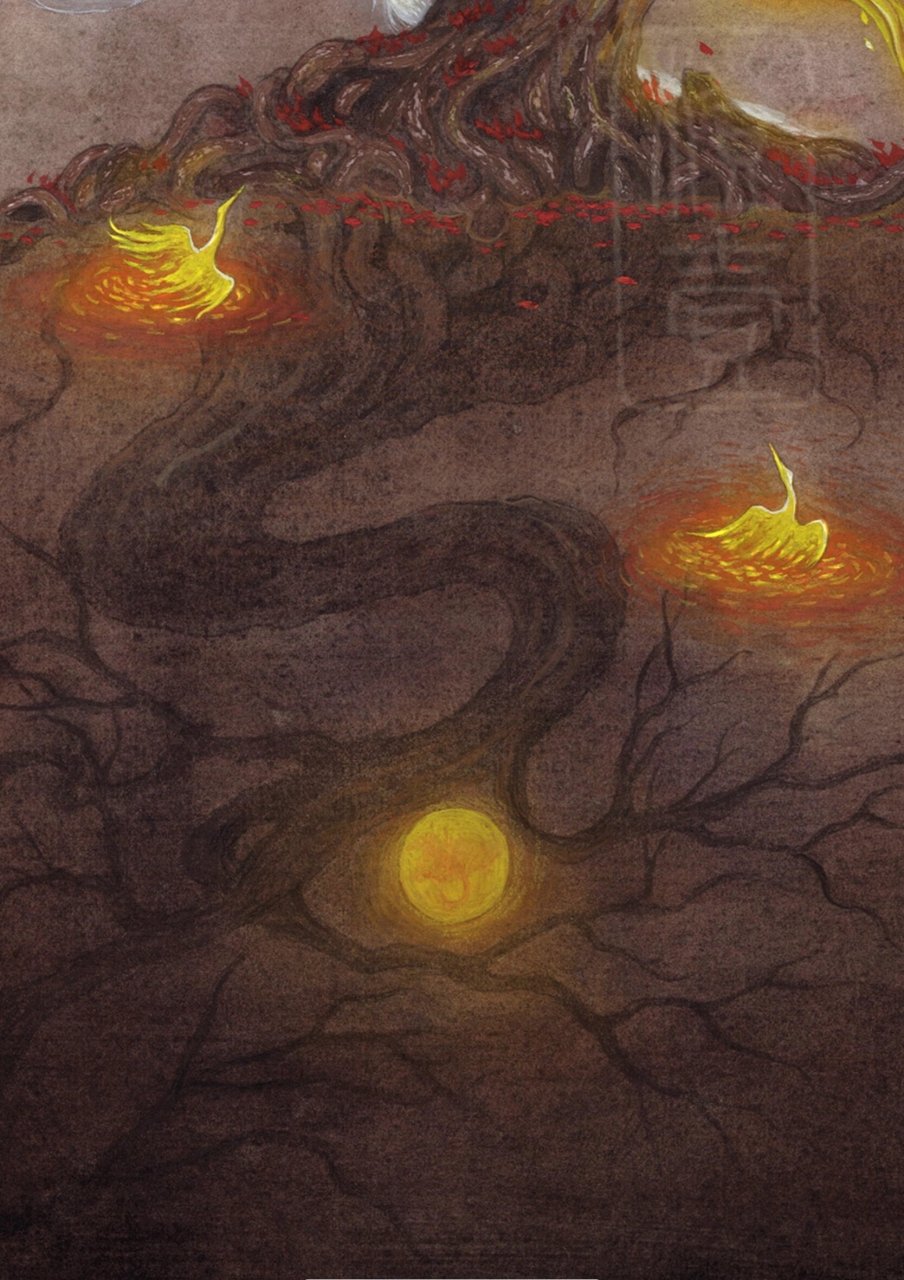 山海经 之 扶桑树 (汤谷上有扶桑,十日所浴,在黑齿北.