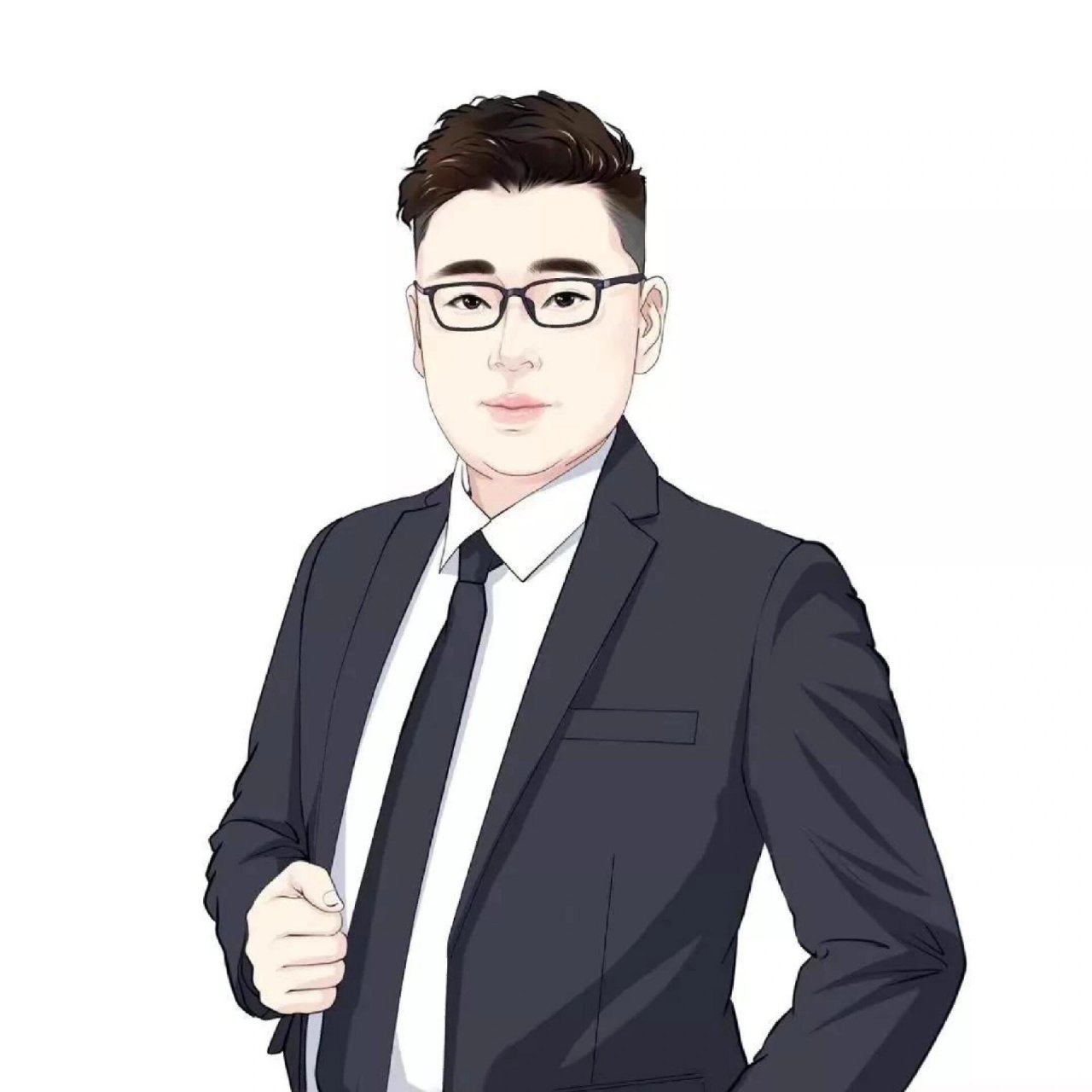 男人专用手绘头像,充满了吸引力,成熟稳重 男人专用手绘头像,充满了