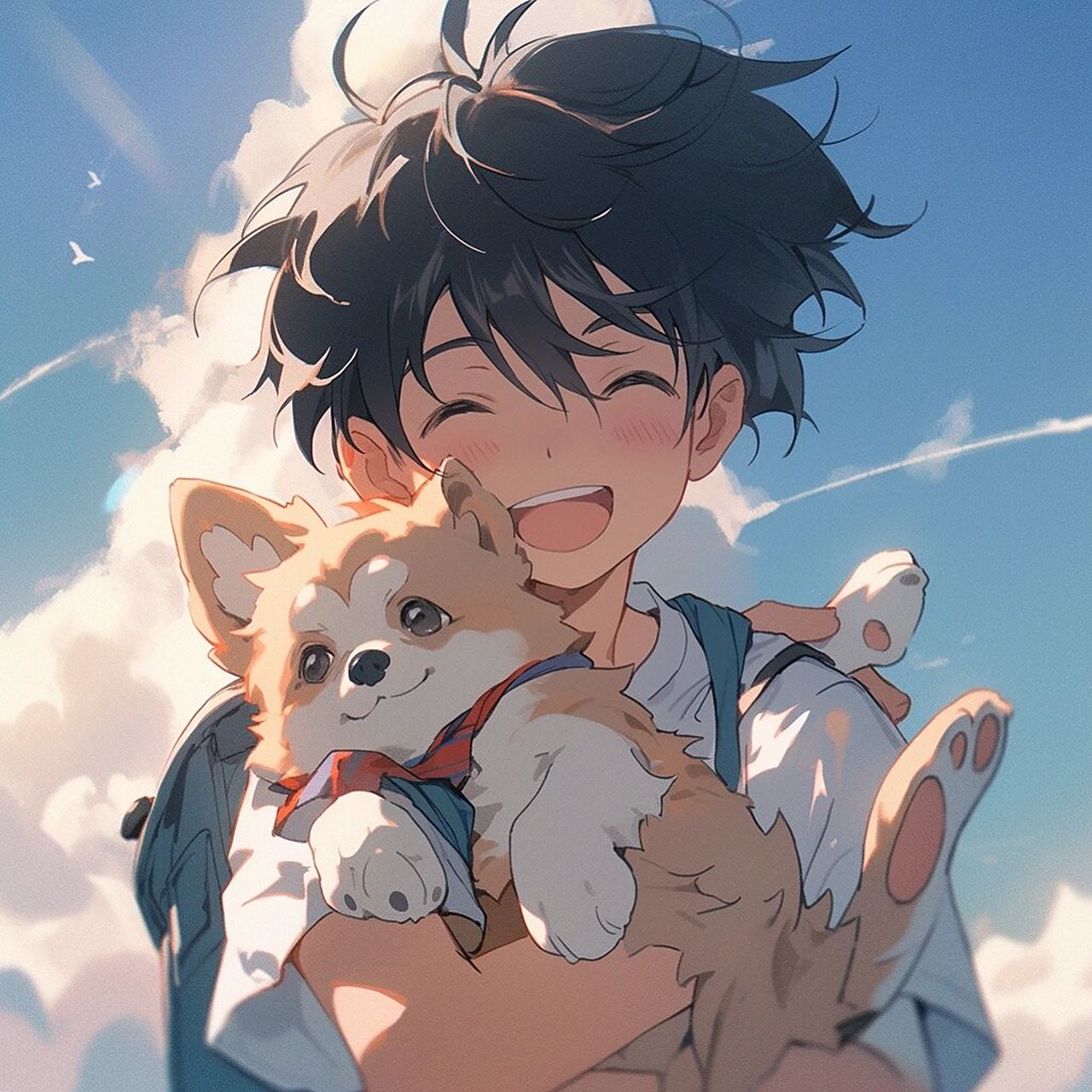 动漫头像|这么可爱的小狗,有谁能拒绝呢