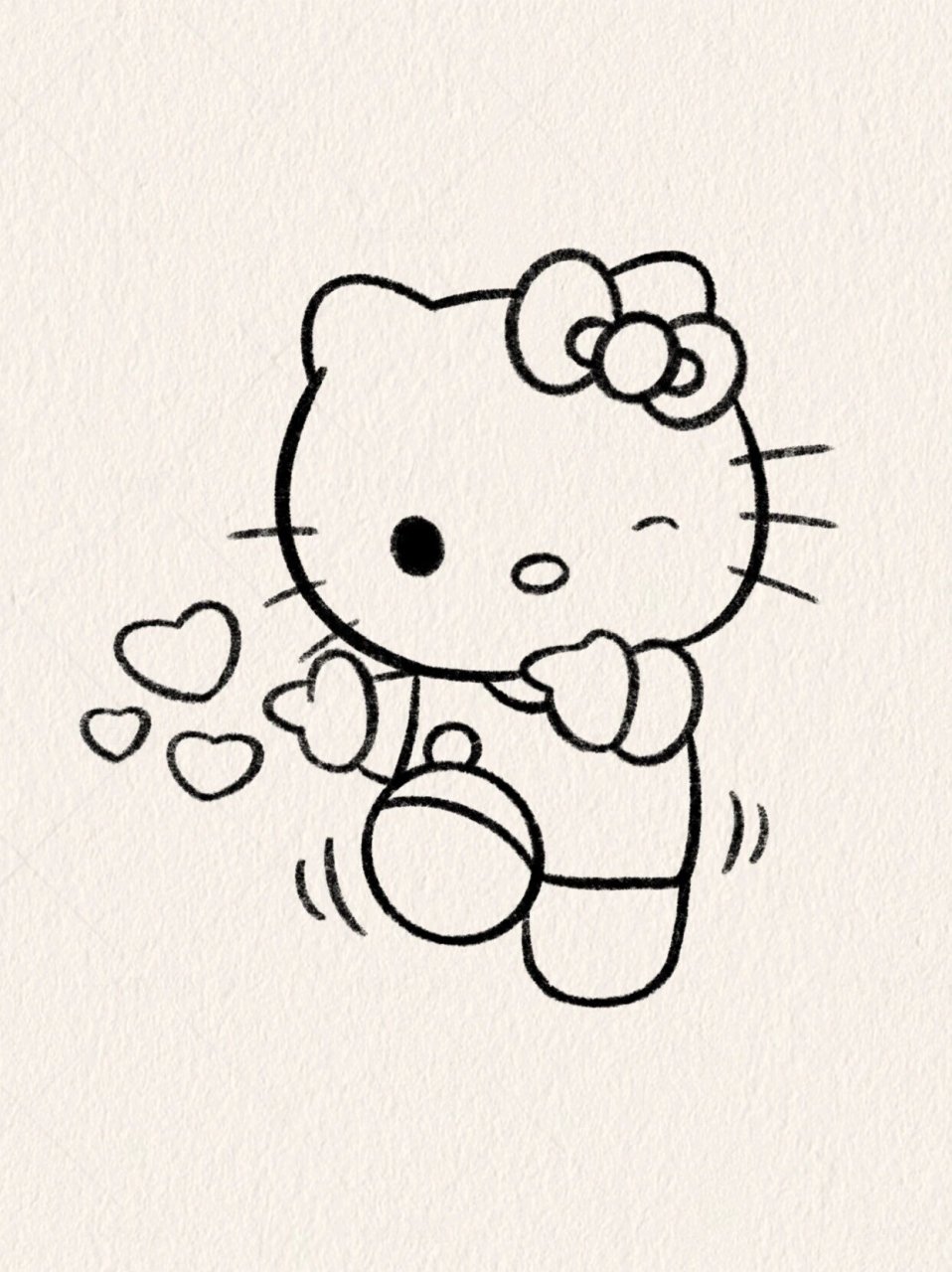 hellokitty简笔画78 biu biu