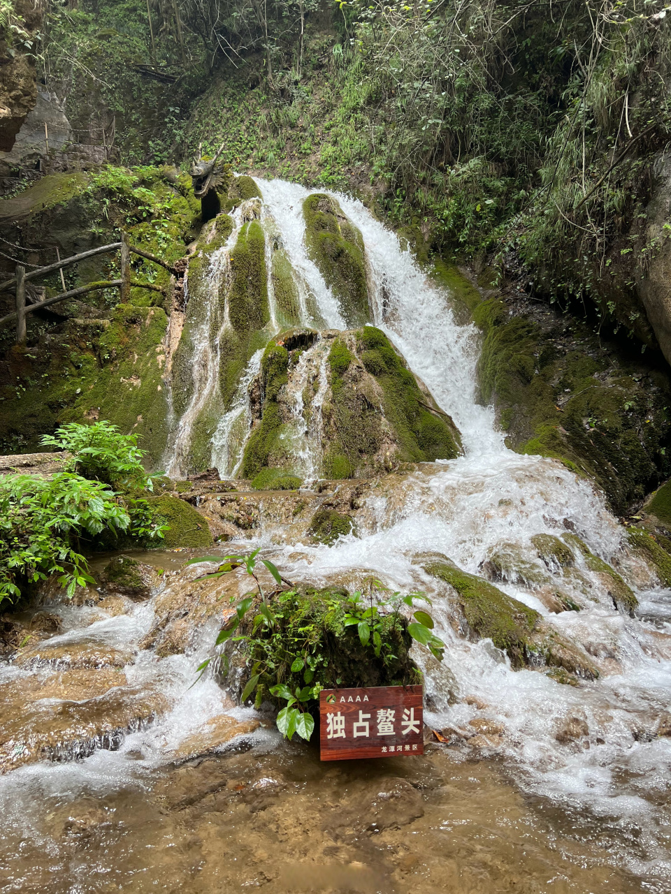【一步一景,一景一瀑,龙潭河风景美如画】龙潭河景区位于郧西县羊尾镇
