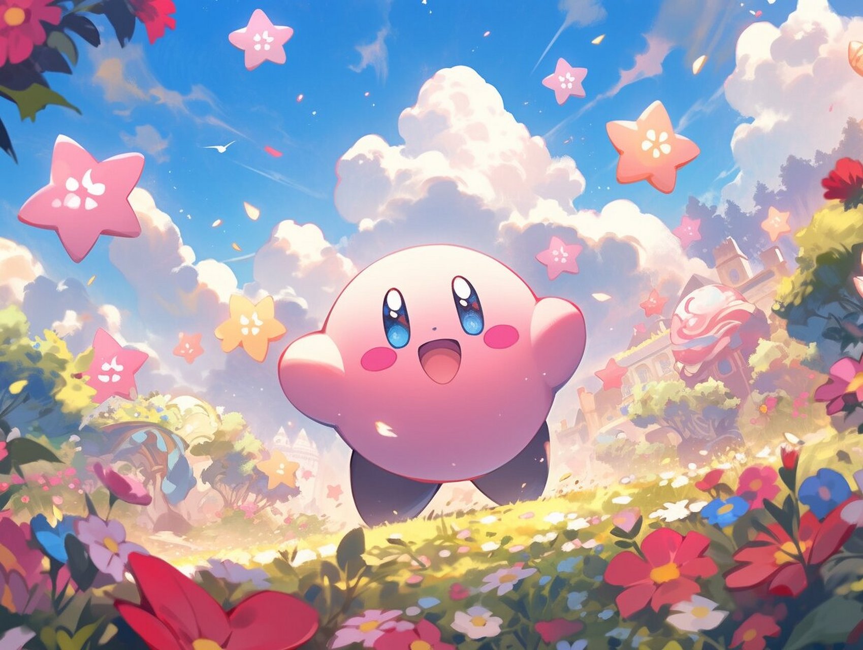 啊06这不是星之卡比嘛~ | ipad壁纸分享 星之卡比:你们都是我的宝贝